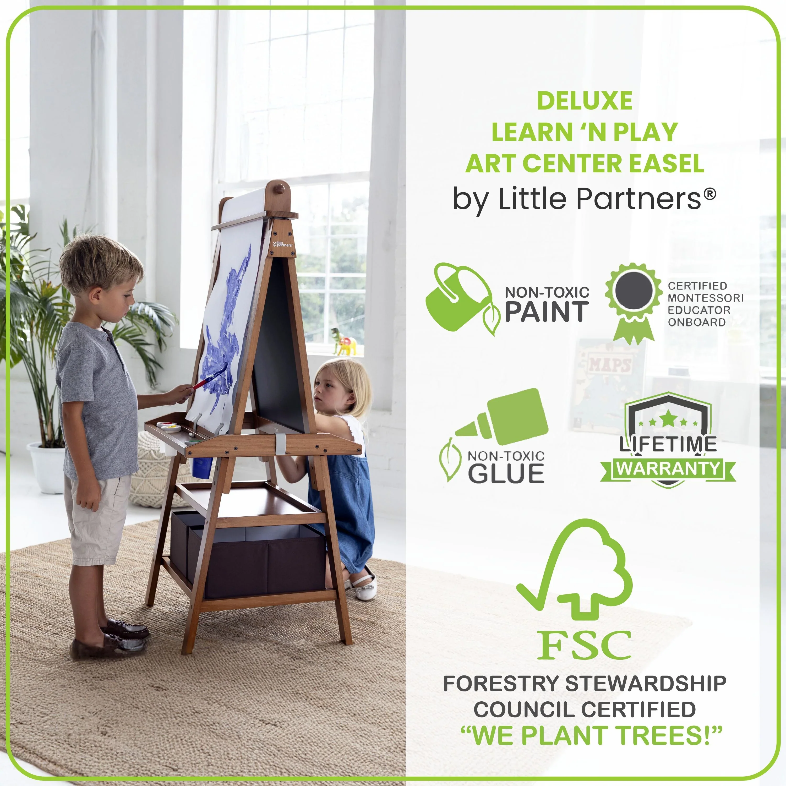 Little Partners Deluxe Learn & Play Art Center - Image 24