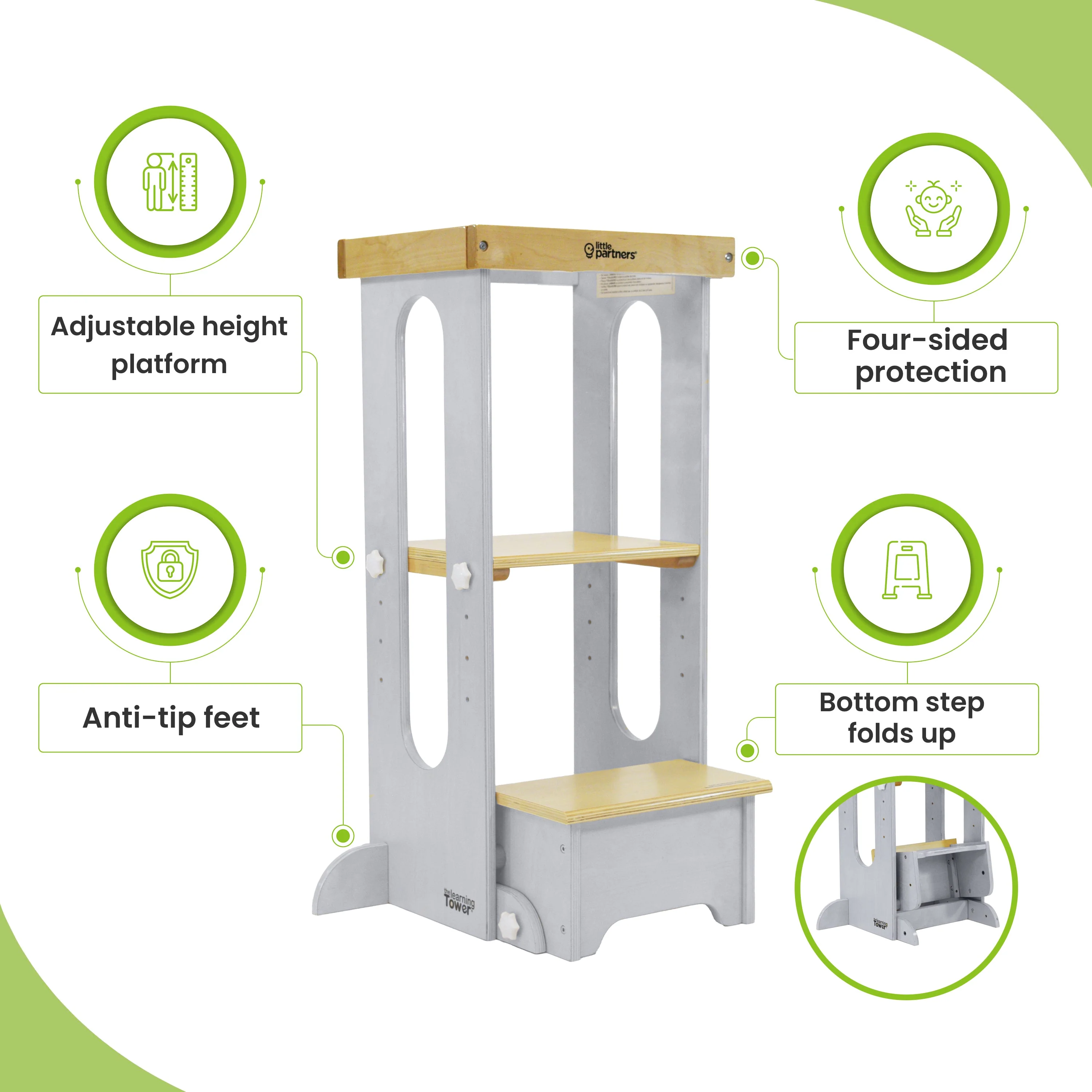 Little Partners Explore 'N Store Learning Tower® Toddler Tower - Image 61