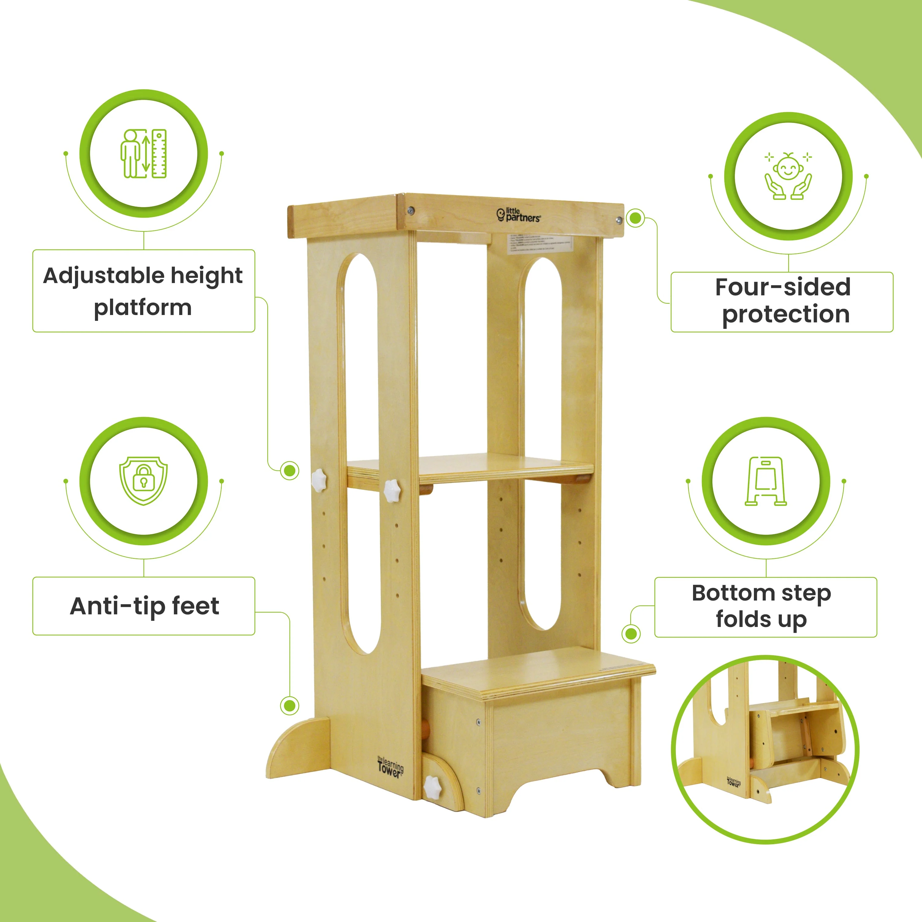 Little Partners Explore 'N Store Learning Tower® Toddler Tower - Image 9