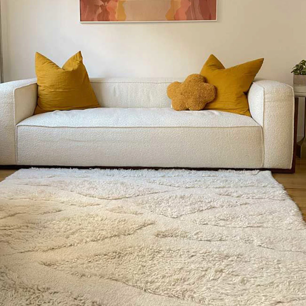 Lorena Canals Africa Woolable XL Washable Rug Enkang Ivory - Image 3