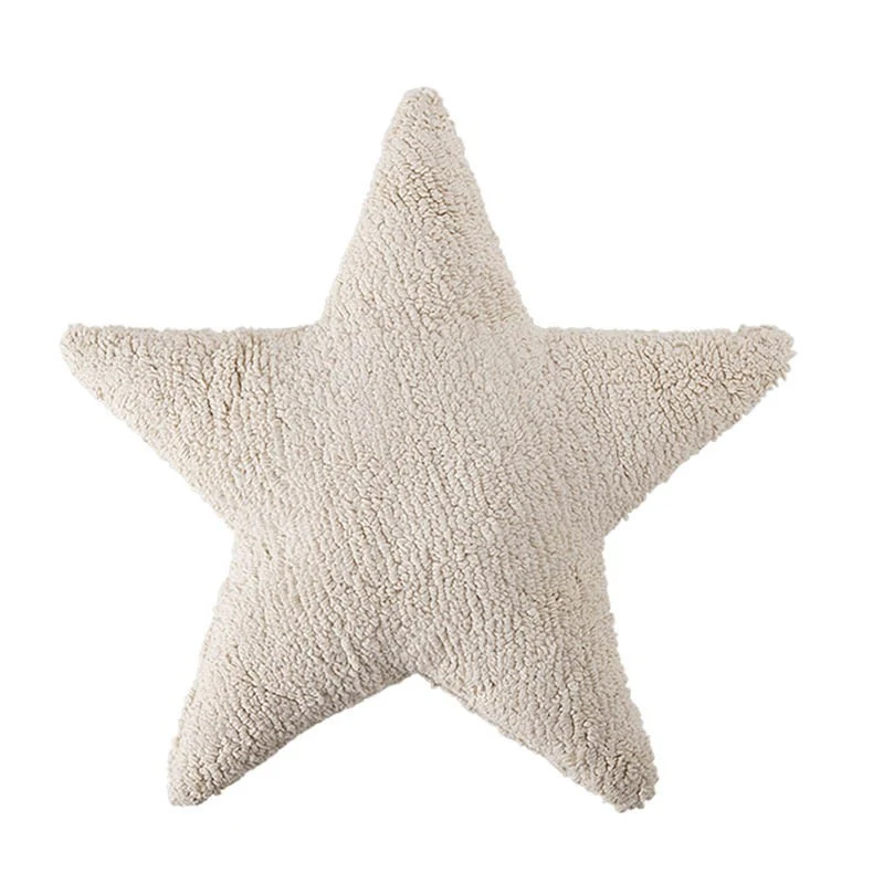 Lorena Canals Star Cushion in Beige