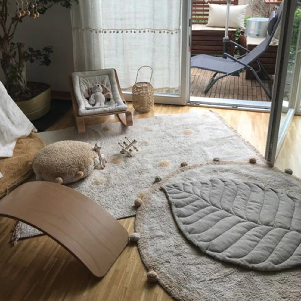 Lorena Canals Washable Rug Bubbly Natural - Honey - Image 5