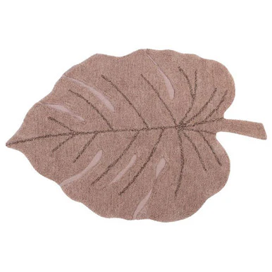Lorena Canals Washable Rug Monstera Vintage Nude - Image 2