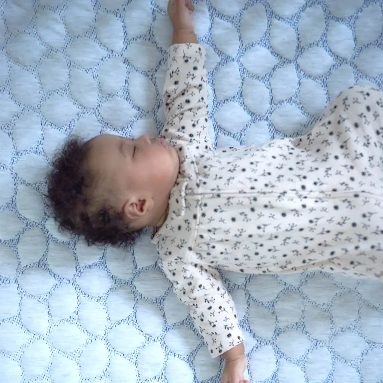 Lullaby Earth Gentle Start Breathable Crib Mattress - Blue Leaf - Image 6