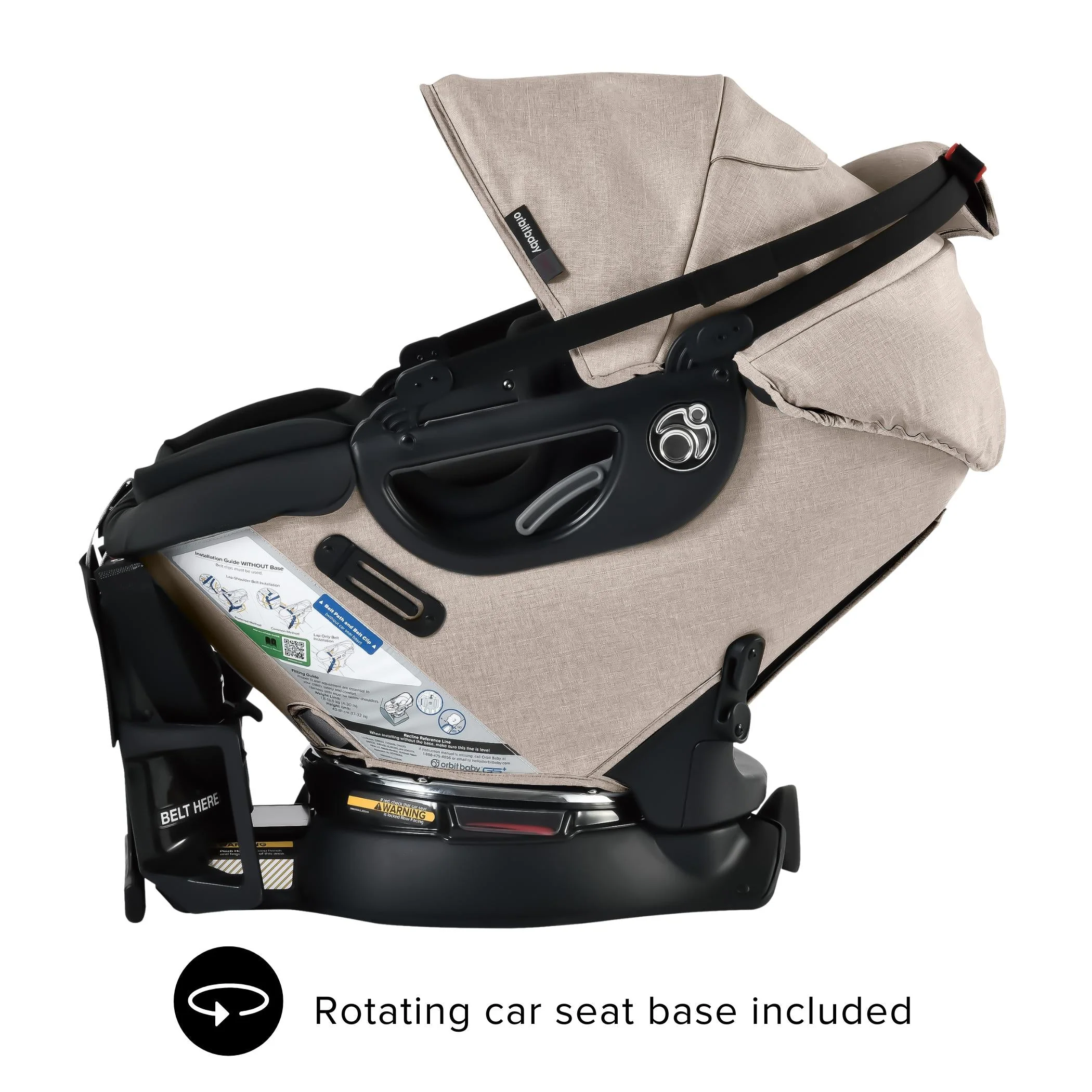 Orbit Baby M+ Stroll, Lounge, & Ride Travel System - Image 164
