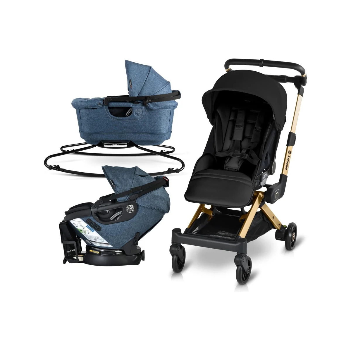 Orbit Baby M+ Stroll, Lounge, & Ride Travel System - Image 227