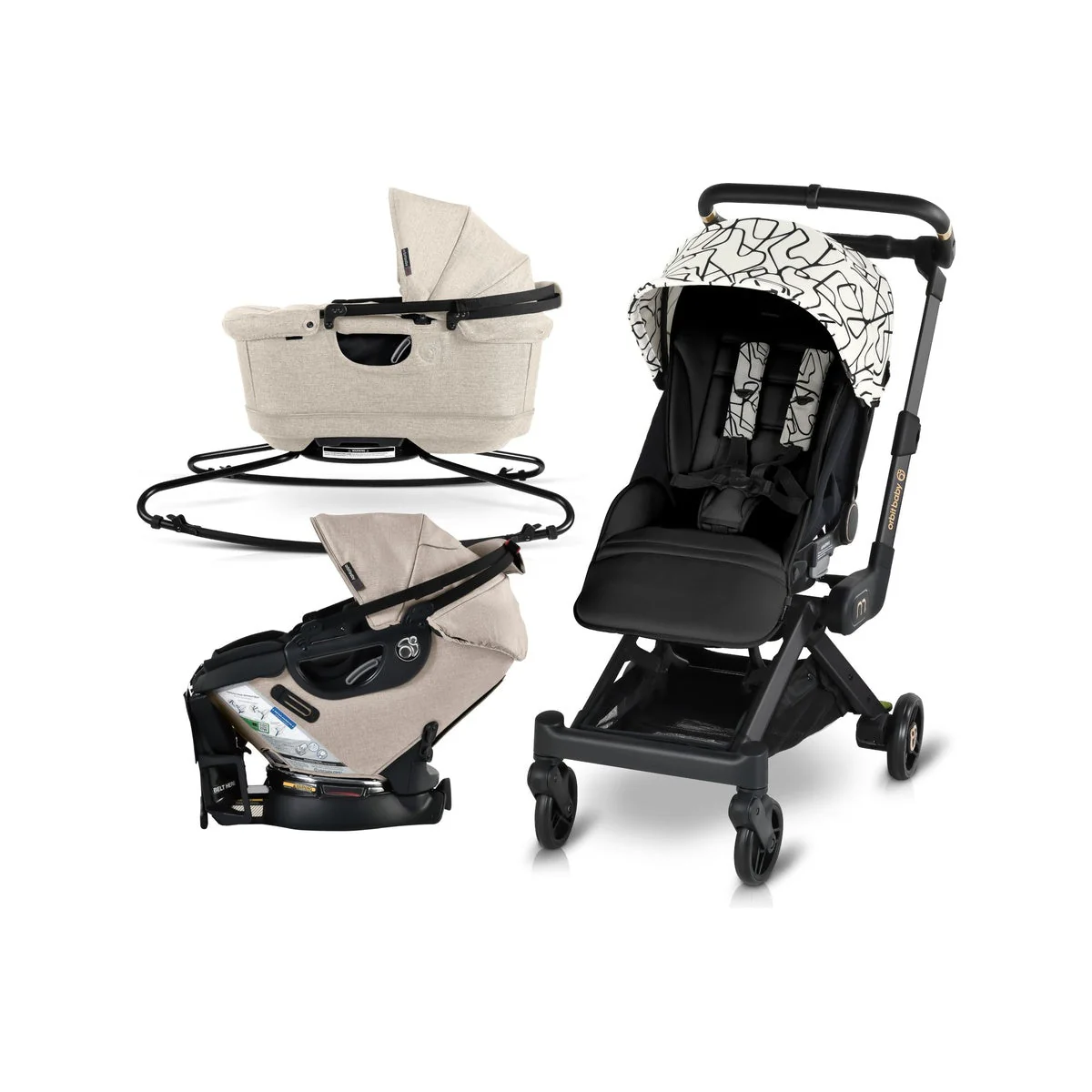 Orbit Baby M+ Stroll, Lounge, & Ride Travel System - Image 230