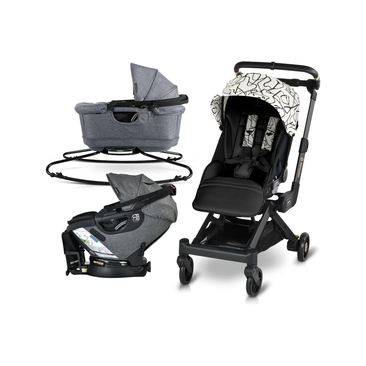 Orbit Baby M+ Stroll, Lounge, & Ride Travel System - Image 236