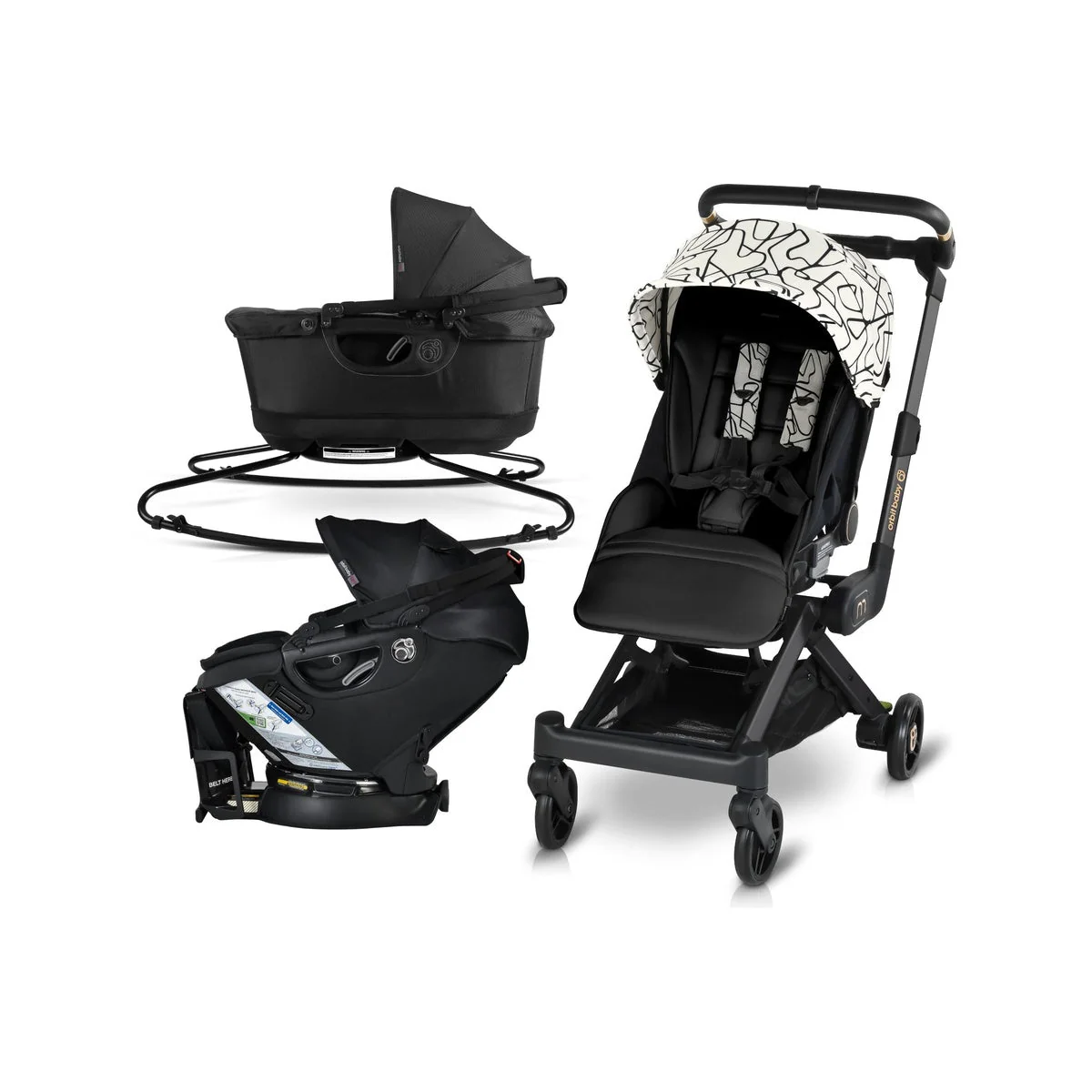 Orbit Baby M+ Stroll, Lounge, & Ride Travel System - Image 248