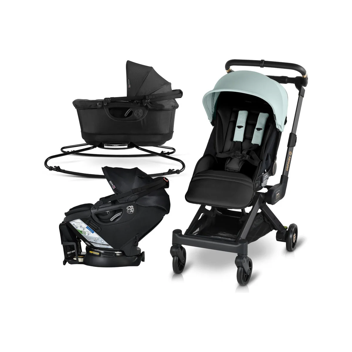 Orbit Baby M+ Stroll, Lounge, & Ride Travel System - Image 250