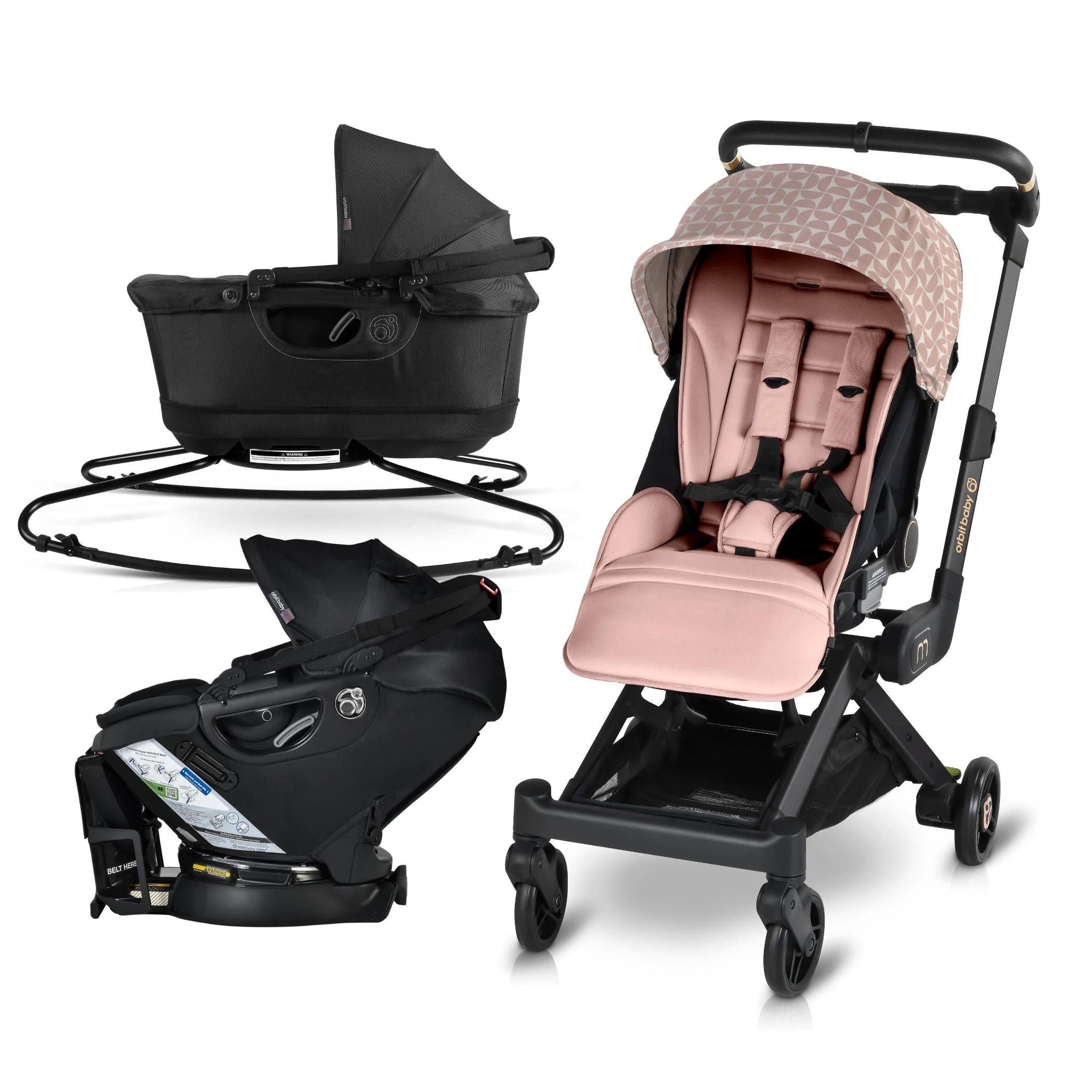 Orbit Baby M+ Stroll, Lounge, & Ride Travel System - Image 67
