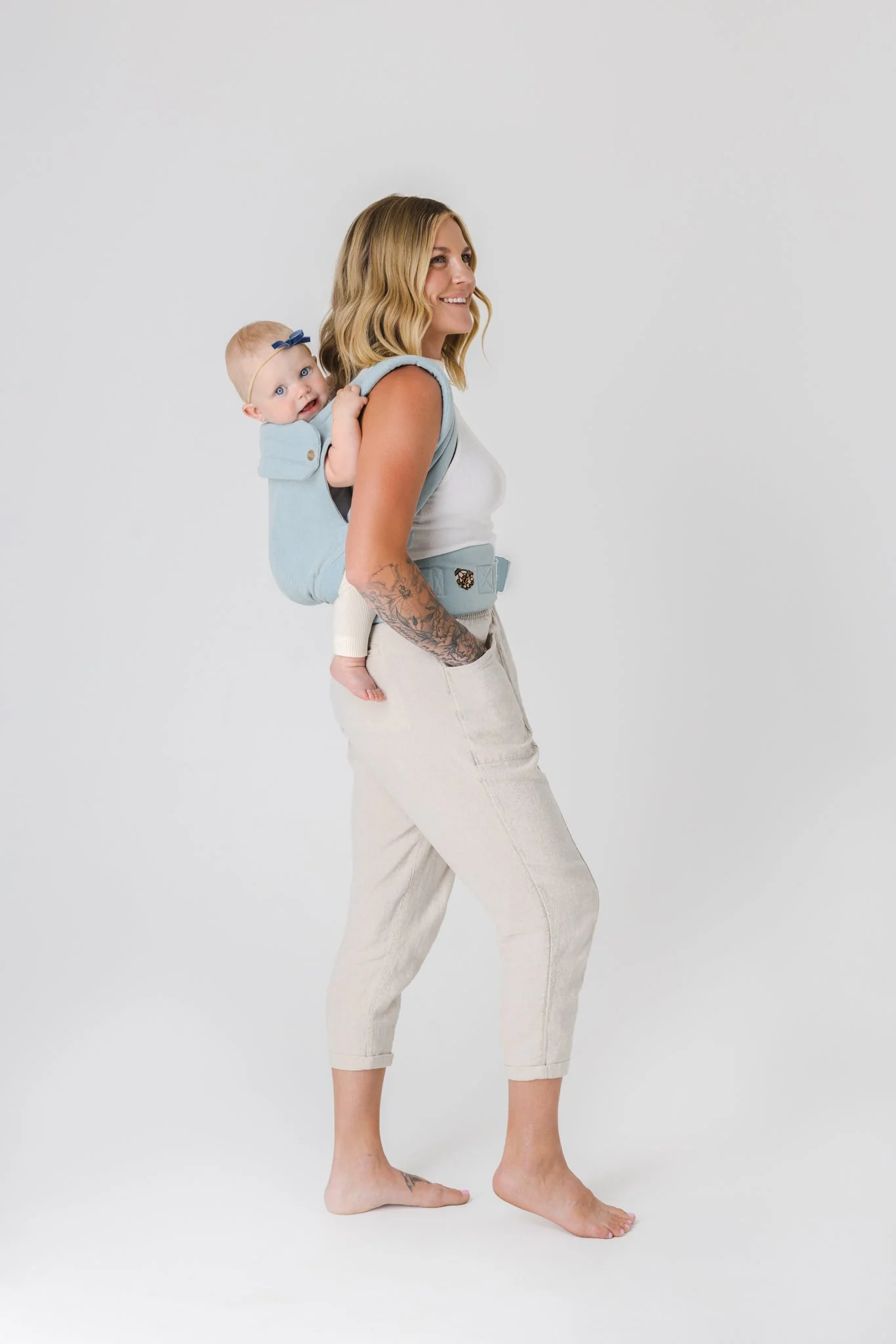 Mabē The Monarch Carrier - Dream Wash Denim - Image 7