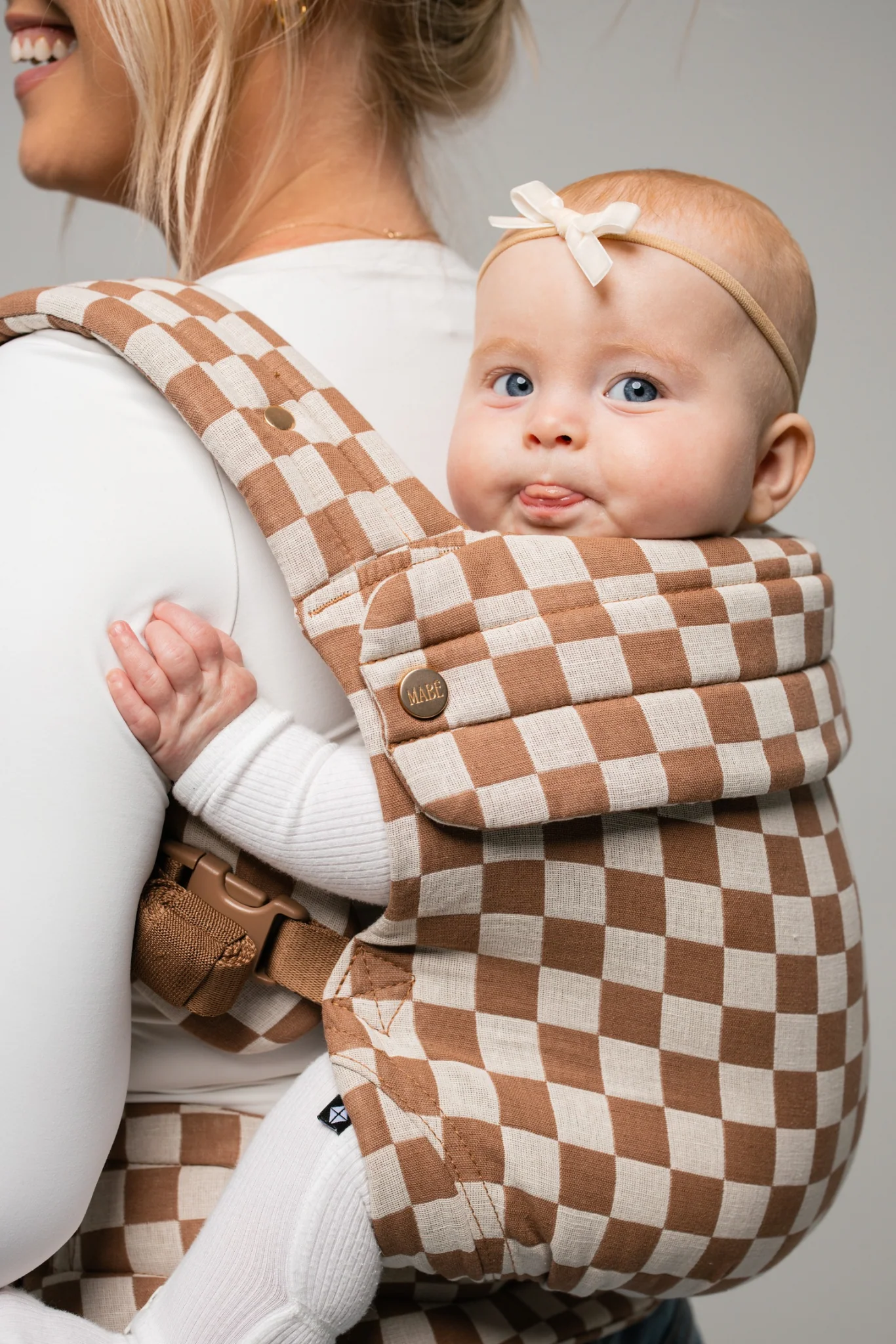 Mabē The Monarch Carrier - Mocha Check - Image 8