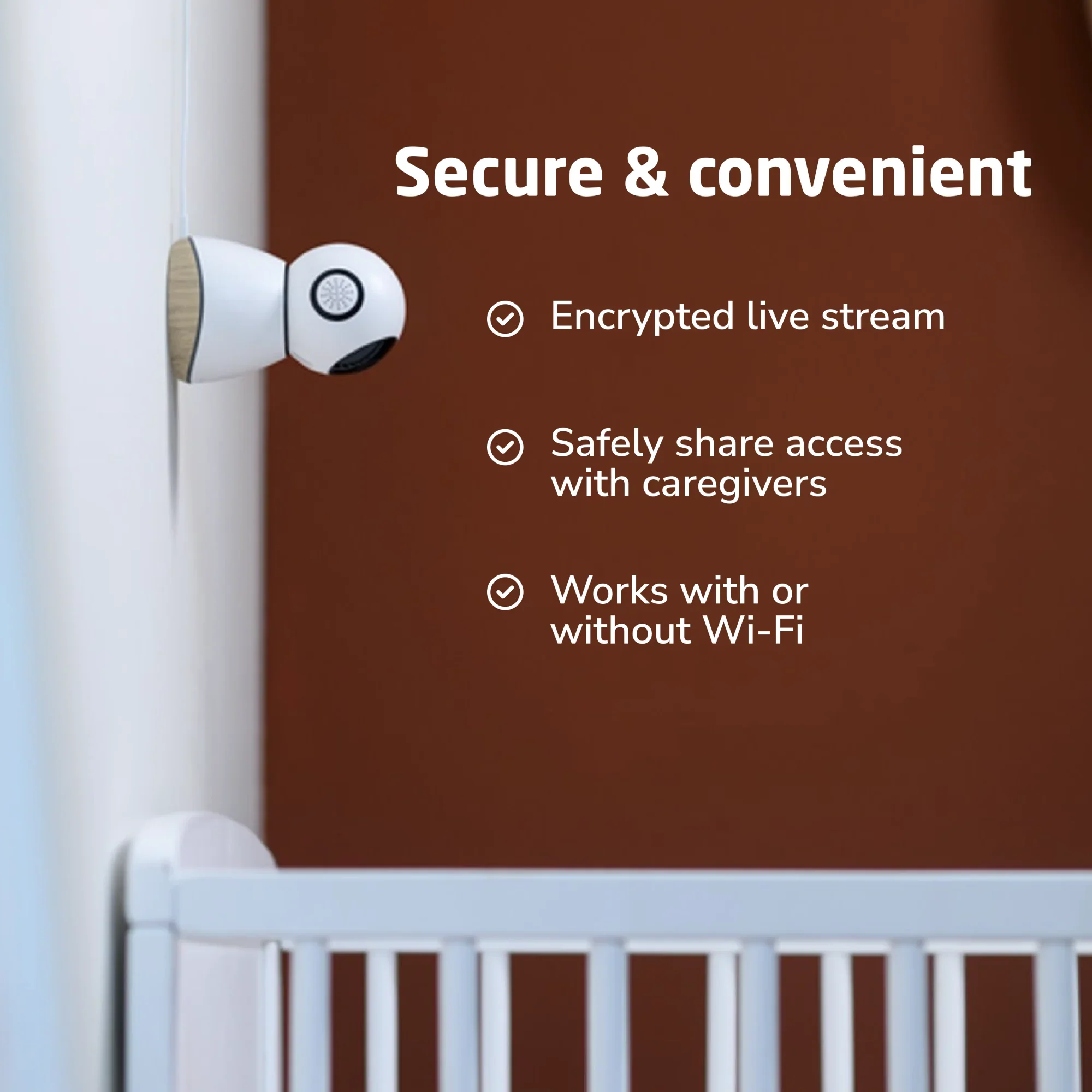 Maxi Cosi See Pro 360° Baby Monitor - White - Image 10