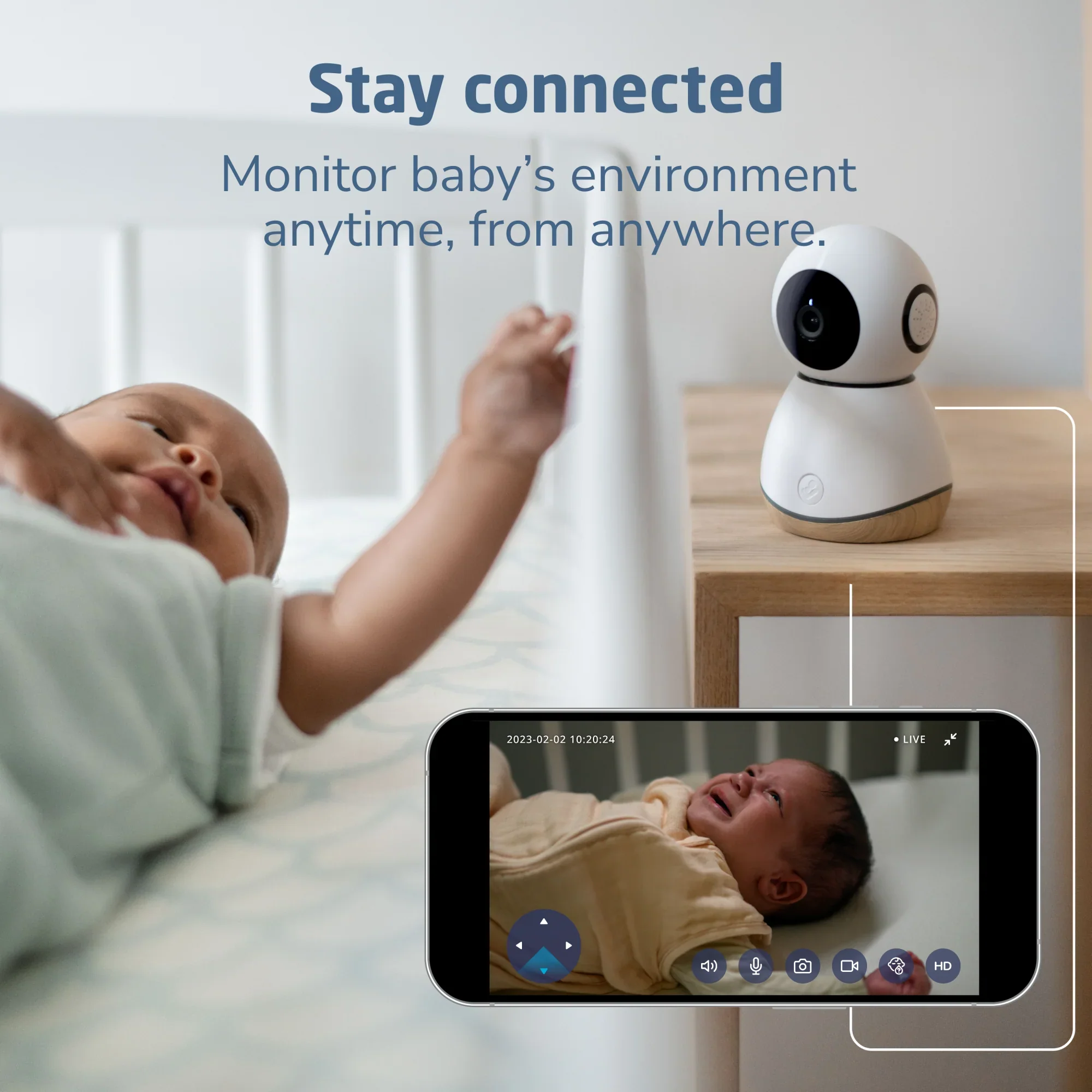 Maxi Cosi See Pro 360° Baby Monitor - White - Image 9