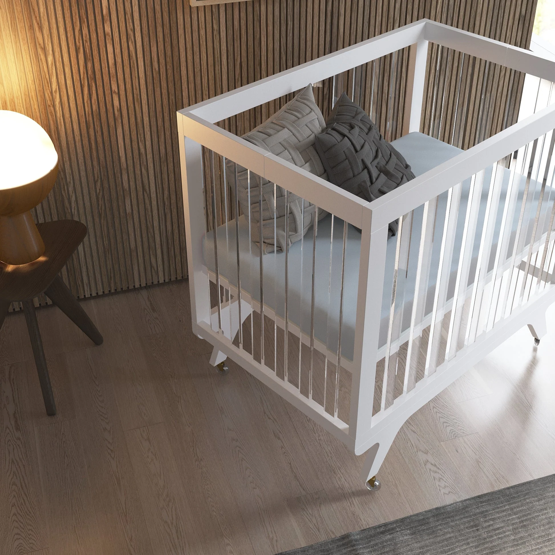 Melo Caress V-leg Foldable Crib - Image 3