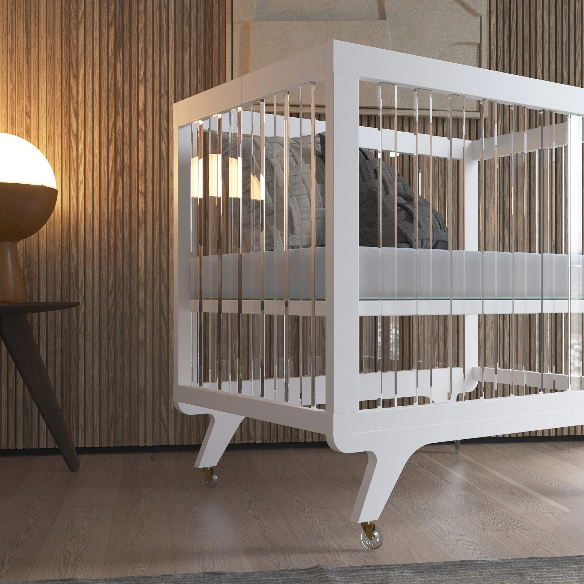 Melo Caress V-leg Foldable Crib - Image 4
