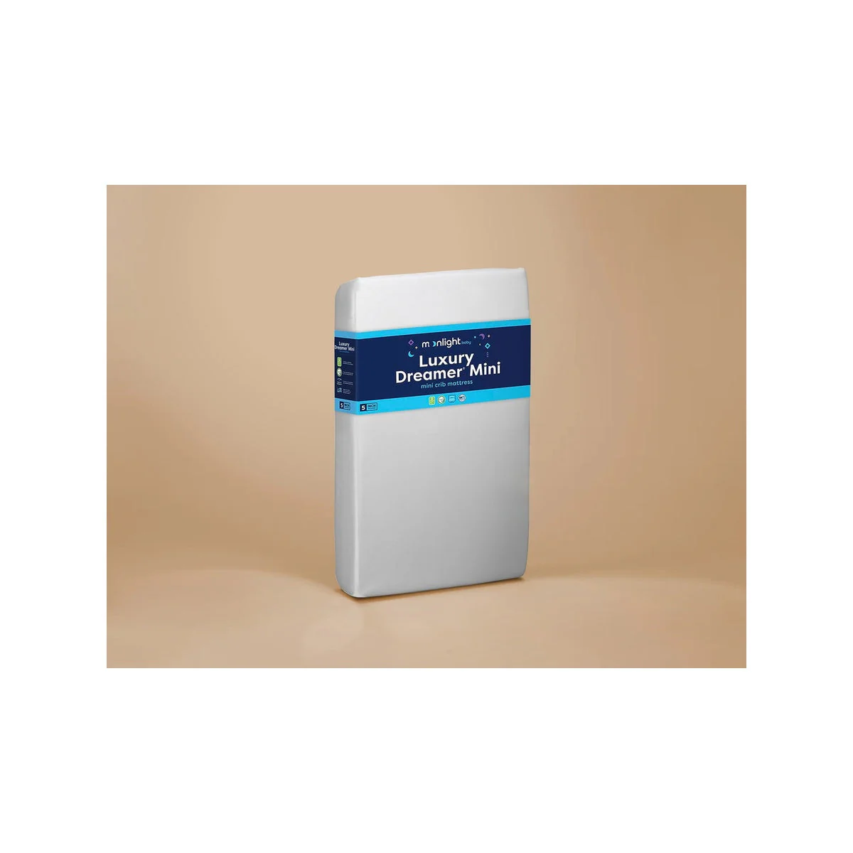 Moonlight Slumber Luxury Dreamer Mini Crib Mattress - Image 4