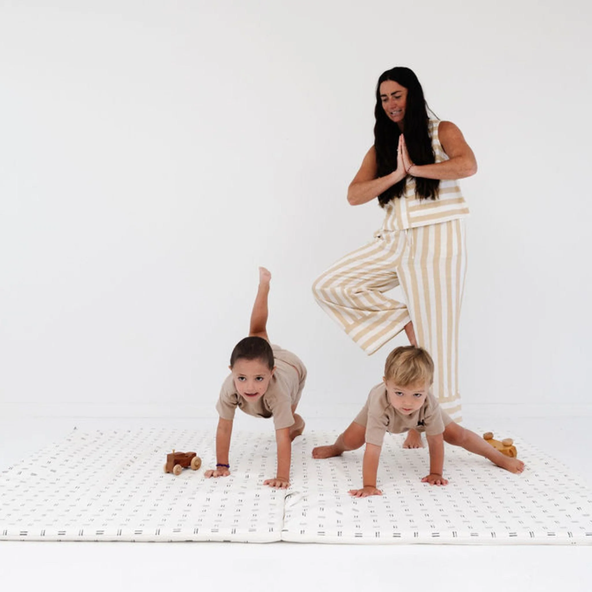 Toki Kids Mudcloth Vegan Leather Mat - Image 14