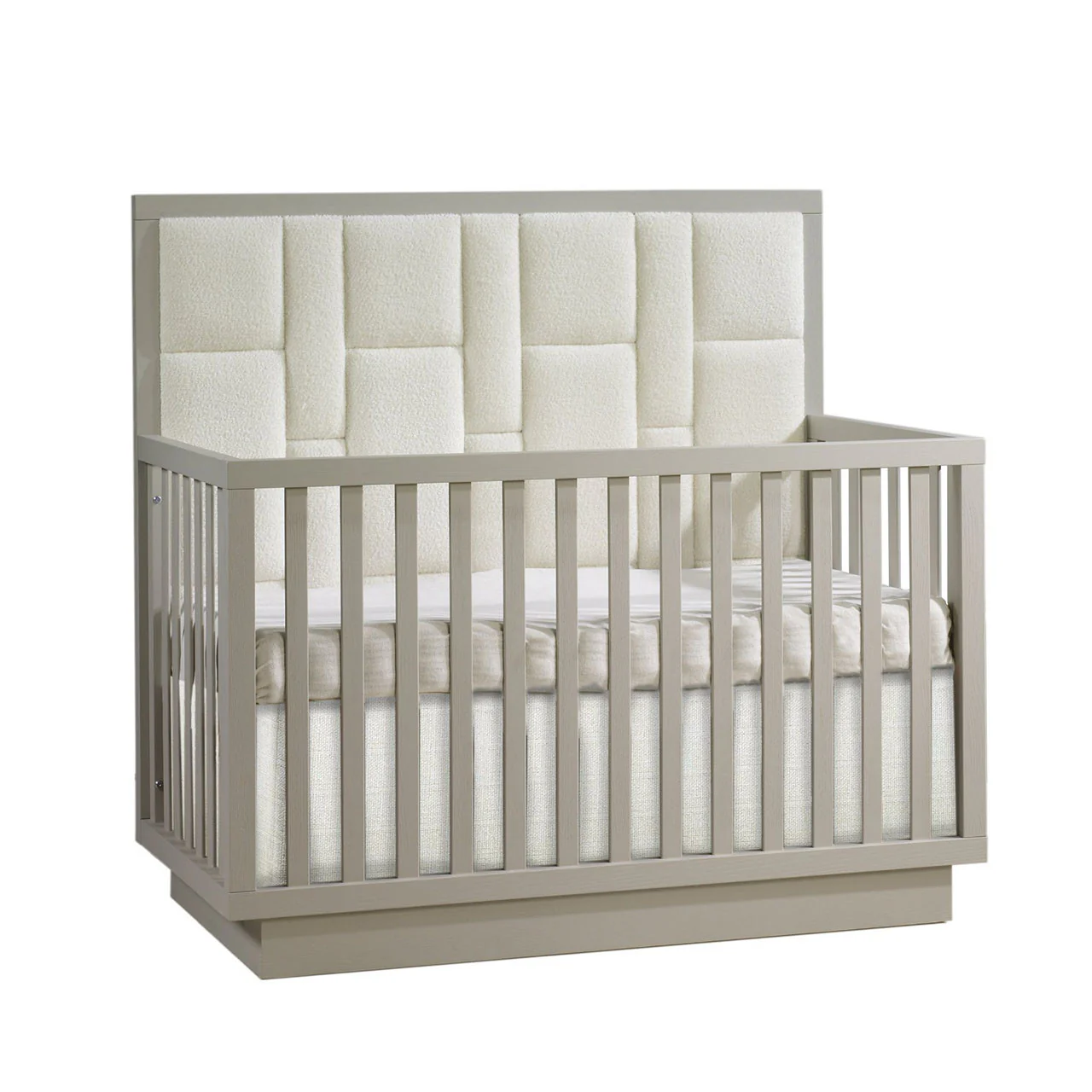 Natart Como Crib-To-Double With Upholstered Panel Boucle Beige - Image 4