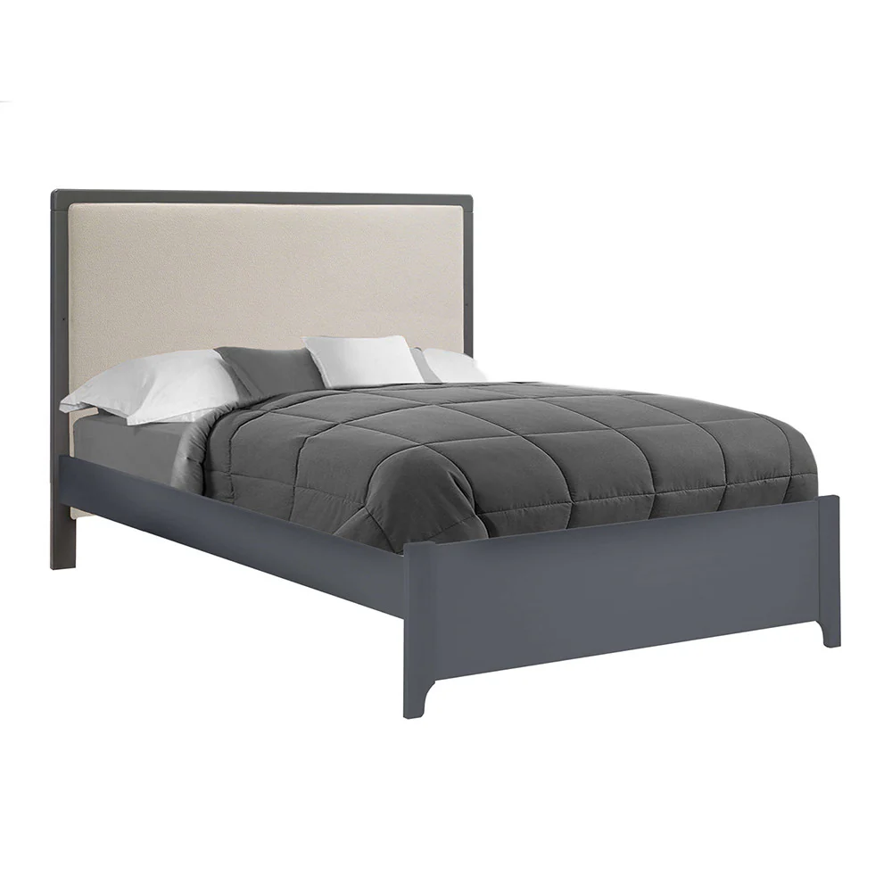 Natart Kyoto Double Bed (54") Low Profile Footboard - Image 3