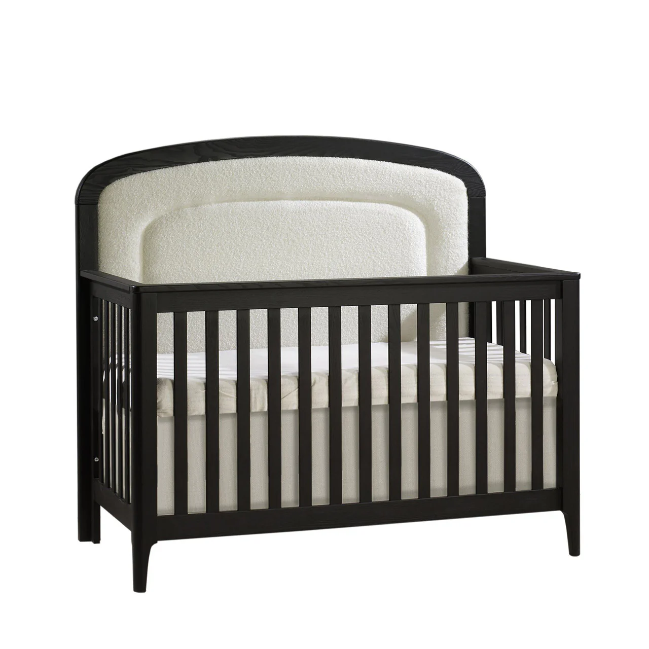 Natart Palo Crib To Double With Upholstered Panel Boucle Beige - Image 8