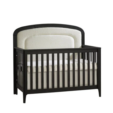 Natart Palo Crib To Double With Upholstered Panel Boucle Beige - Image 9