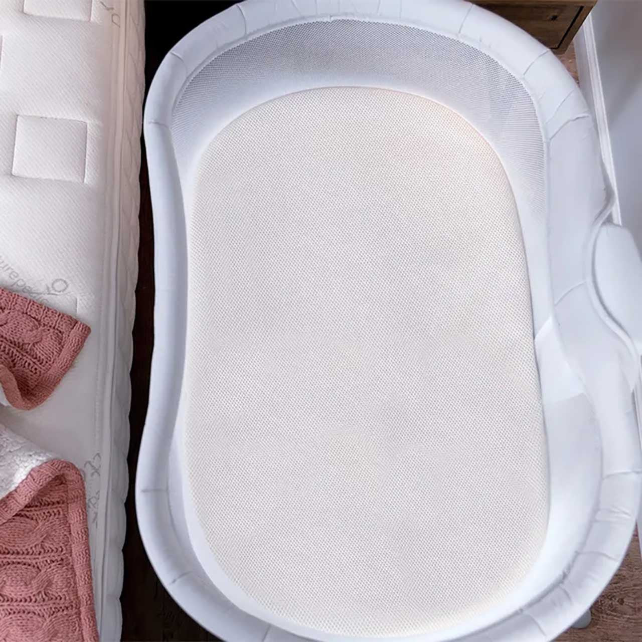Naturepedic Bassinet Pad with Breathable Cover for Halo - Natural - Image 7
