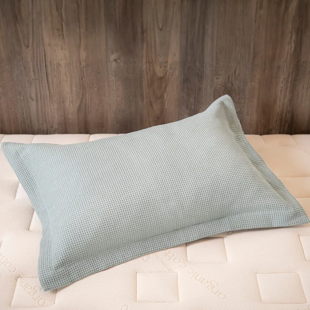 Naturepedic Organic Cotton Waffle Duvet Covers & Shams - Image 3