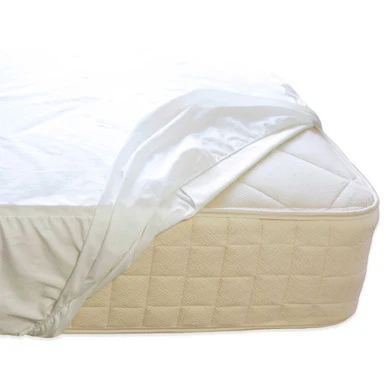 Naturepedic Organic Waterproof Fitted Protector Pad in Twin Size - Image 2