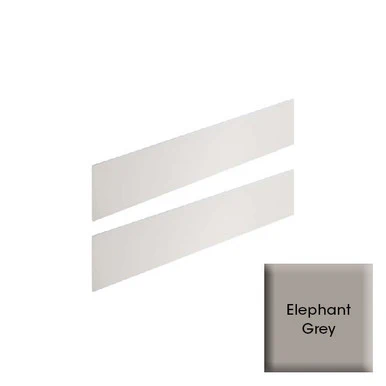 NEST Milano Collection Full Size Bed Rail in Elephant Grey - Image 2