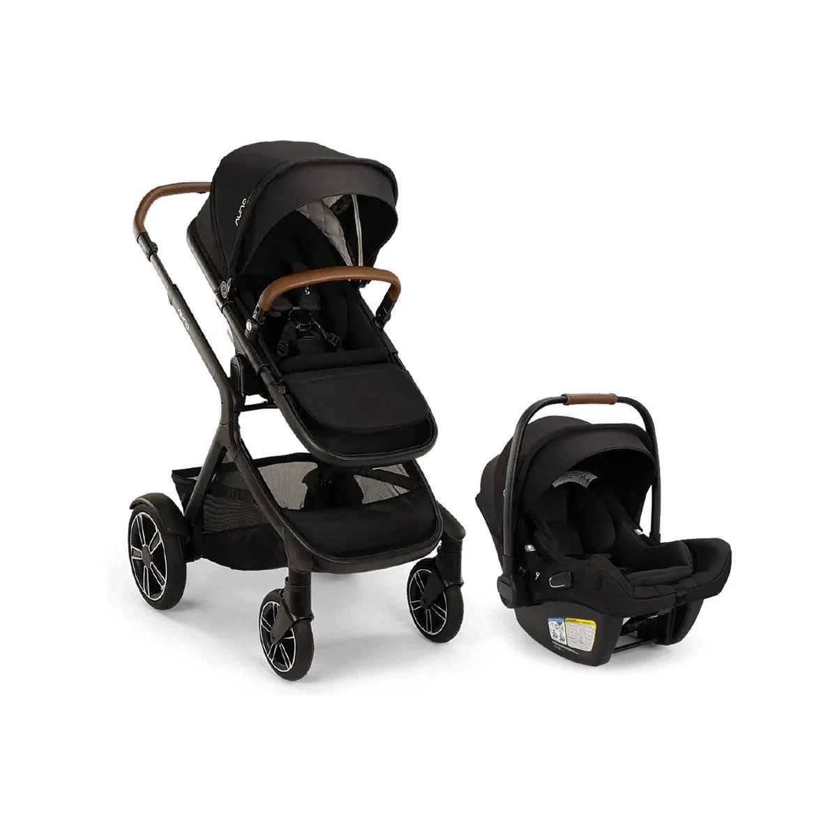Nuna DEMI Next Travel System + PIPA Aire RX in Caviar - Image 14