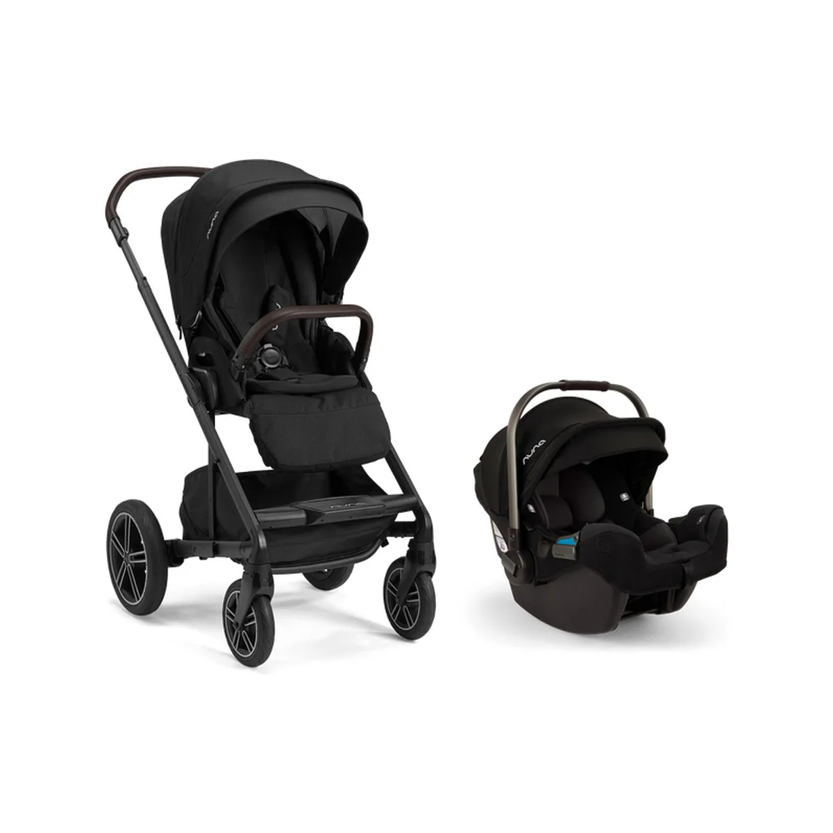 Nuna MIXX Next Stroller w/ Magnetic Buckle + PIPA RX Infant Car Seat Travel System - Image 6