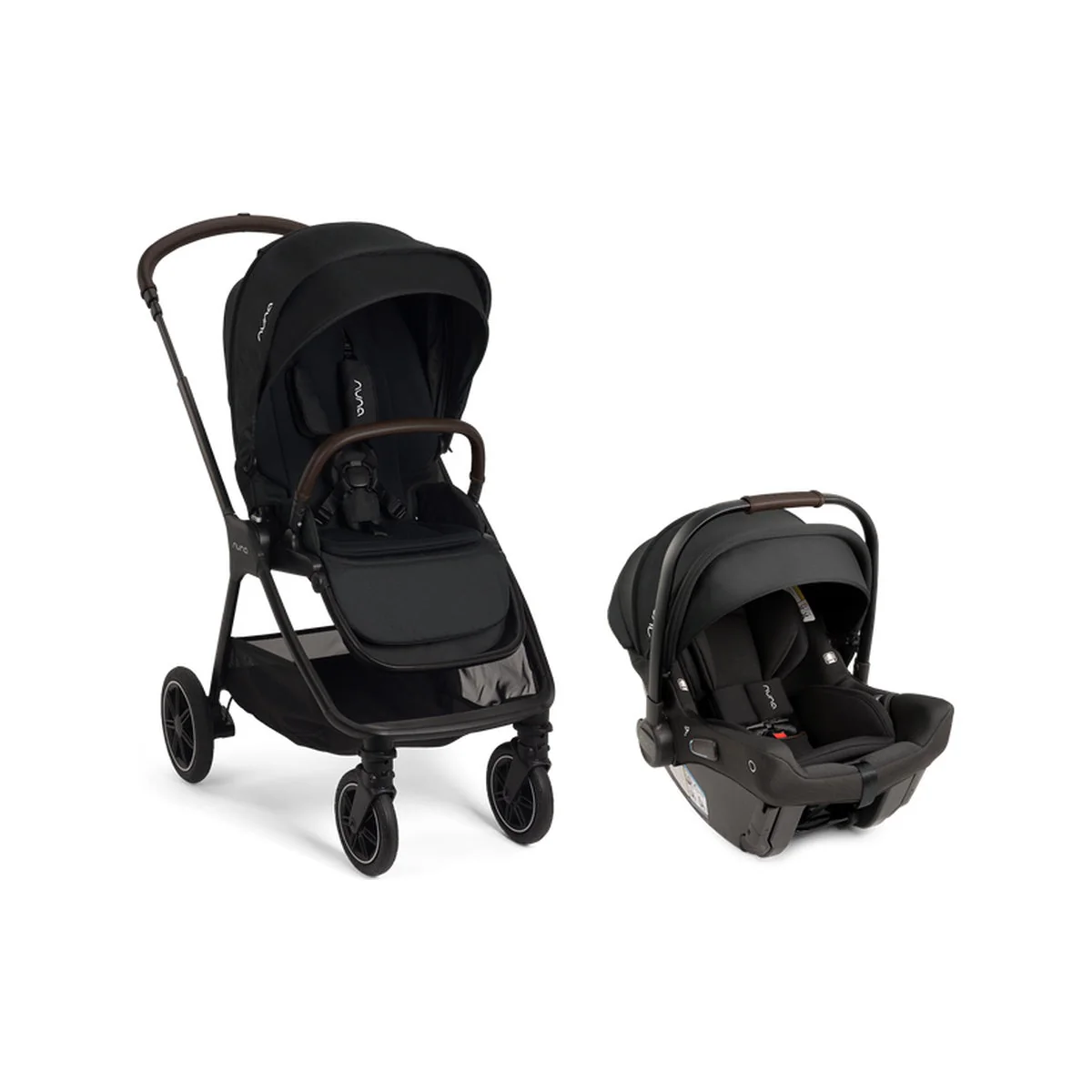 Nuna PIPA URBN + TRIV Next Travel System - Caviar/Chocolate - Image 2