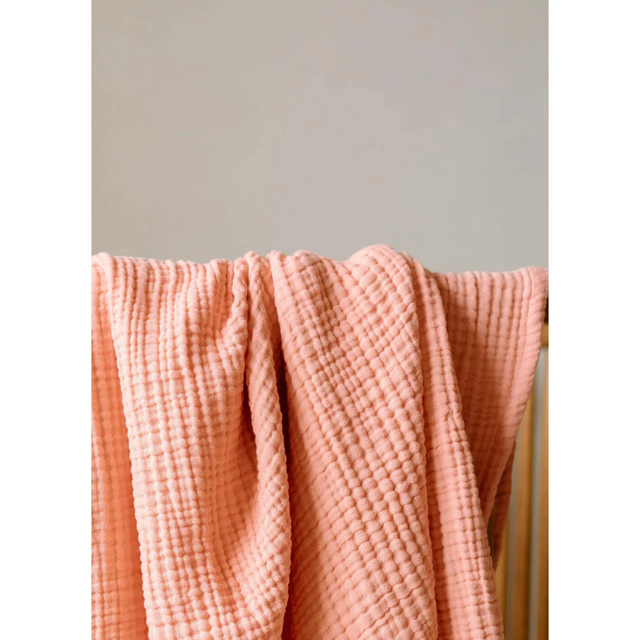 Oilo Fable Blanket- Throw- Rosette 4 Way Muslin, Organic 45 X 60" - Image 4