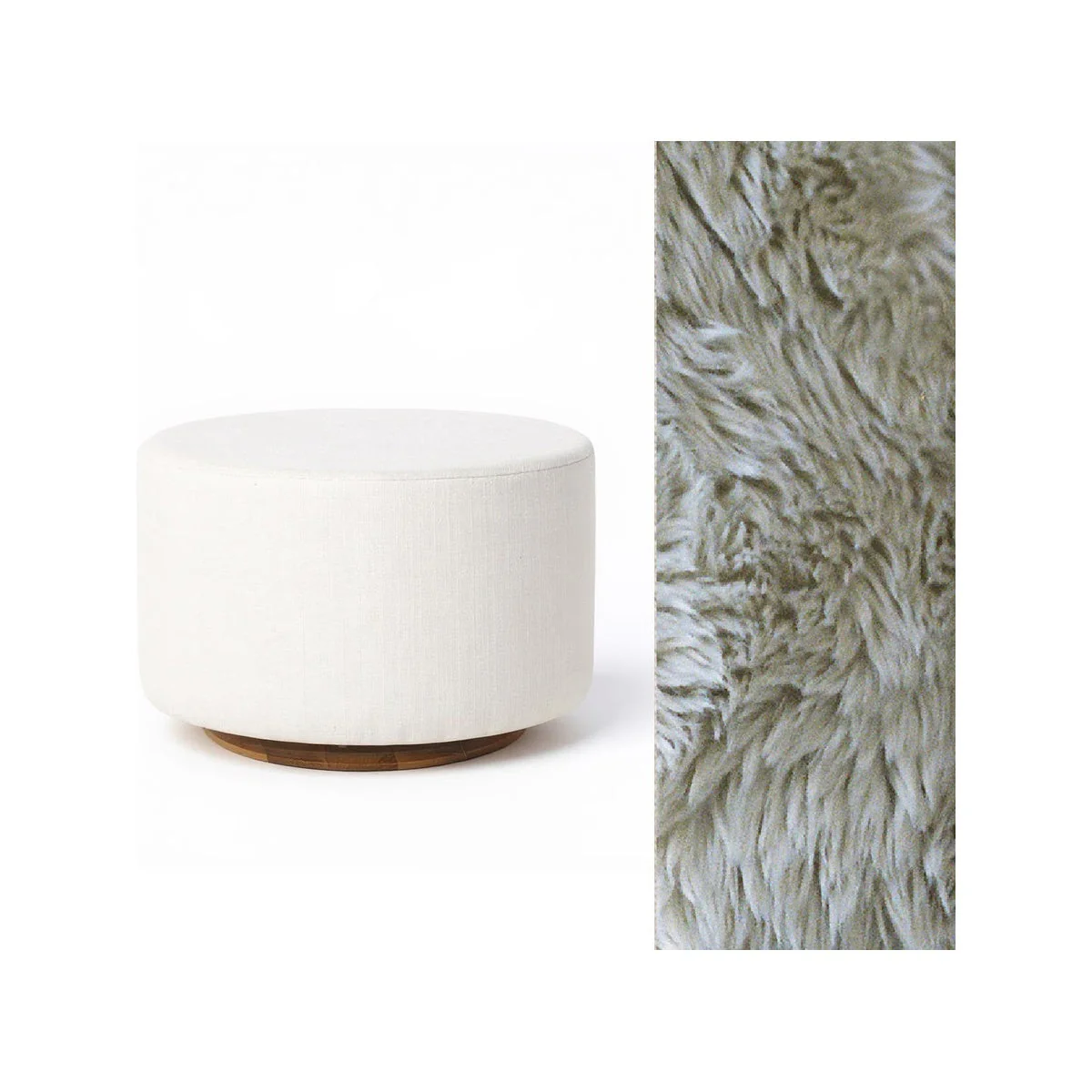 Oilo Ottoman Oval Wood Base - Image 35