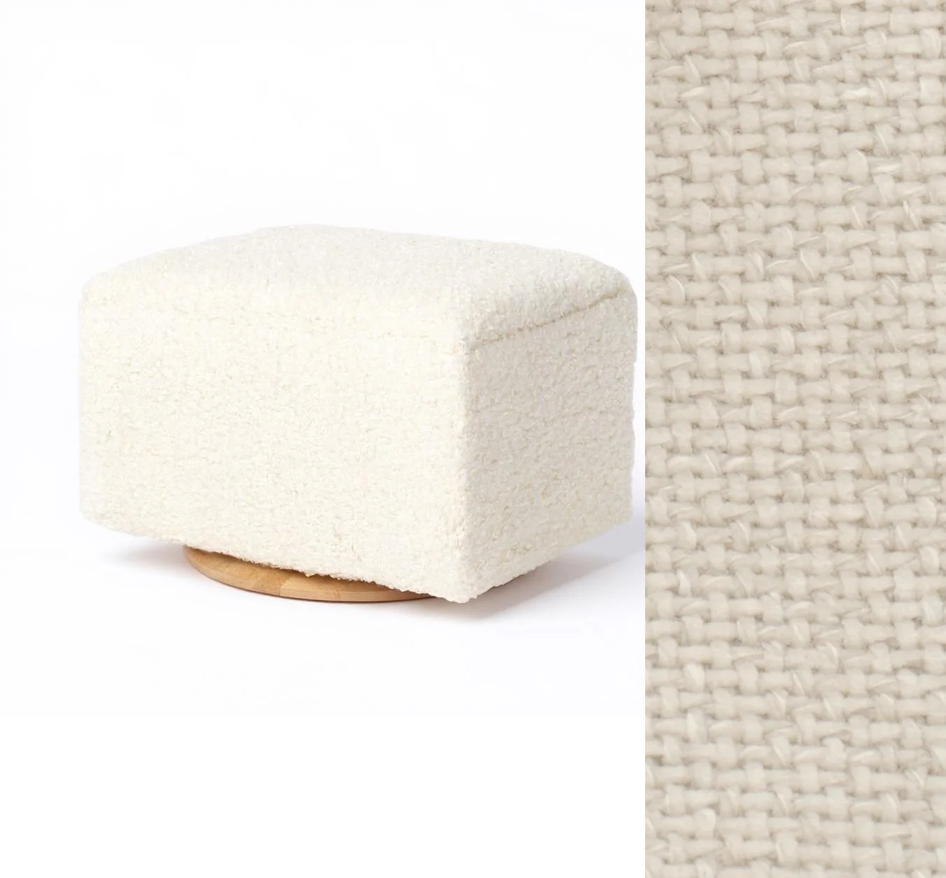 Oilo Ottoman Small Rectangle Wood Base - Image 11