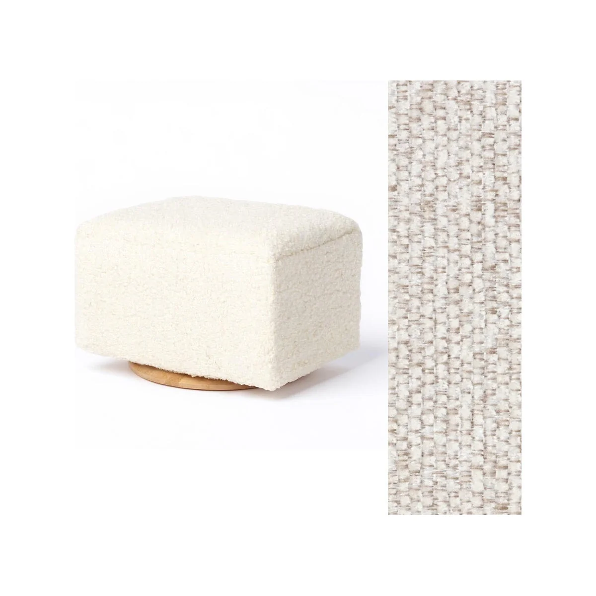 Oilo Ottoman Small Rectangle Wood Base - Image 27