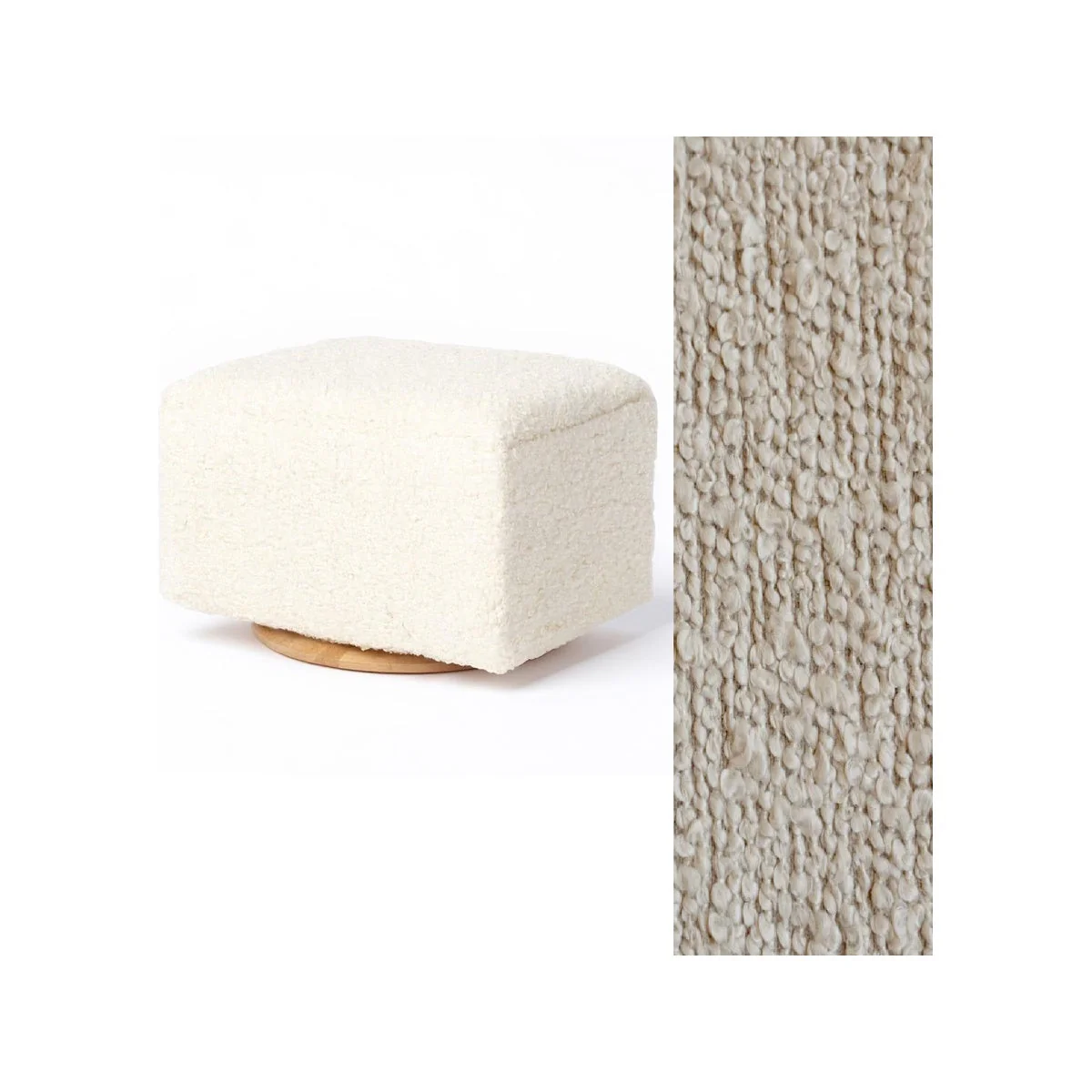 Oilo Ottoman Small Rectangle Wood Base - Image 31