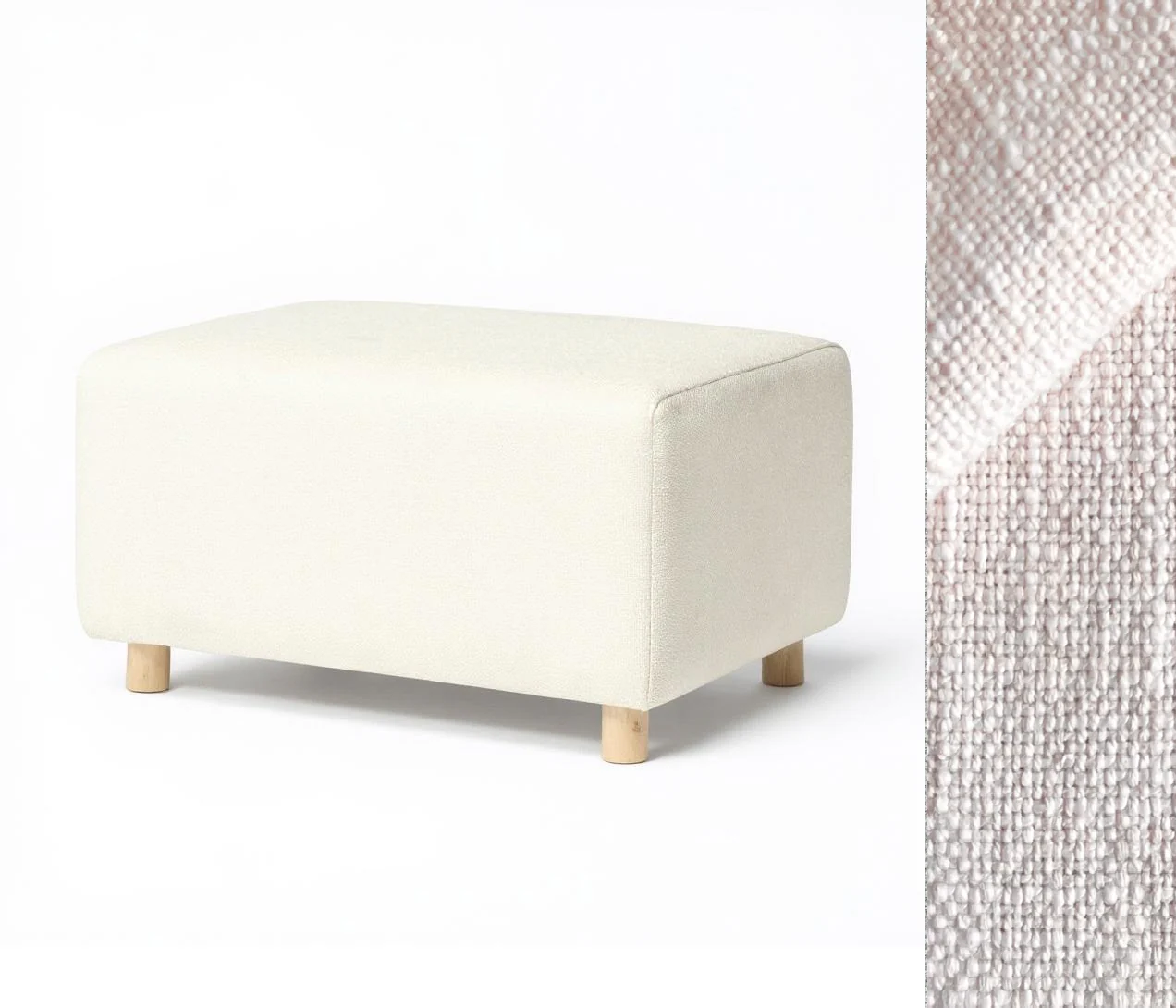 Oilo Ottoman Wide Rectangle Wood Base - Image 29