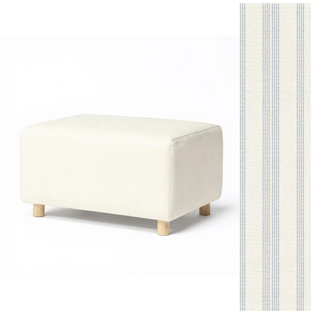 Oilo Ottoman Wide Rectangle Wood Base - Image 64