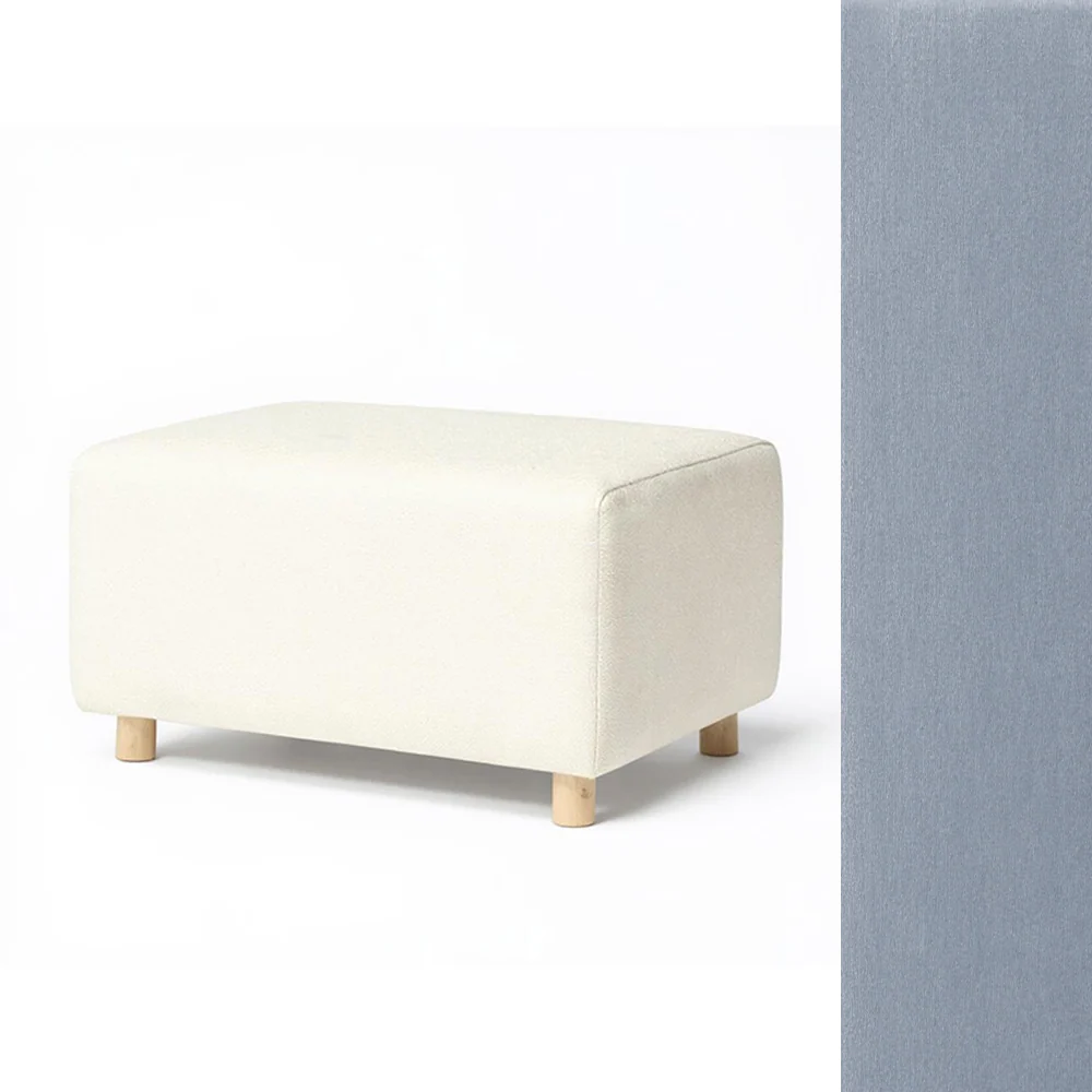 Oilo Ottoman Wide Rectangle Wood Base - Image 65