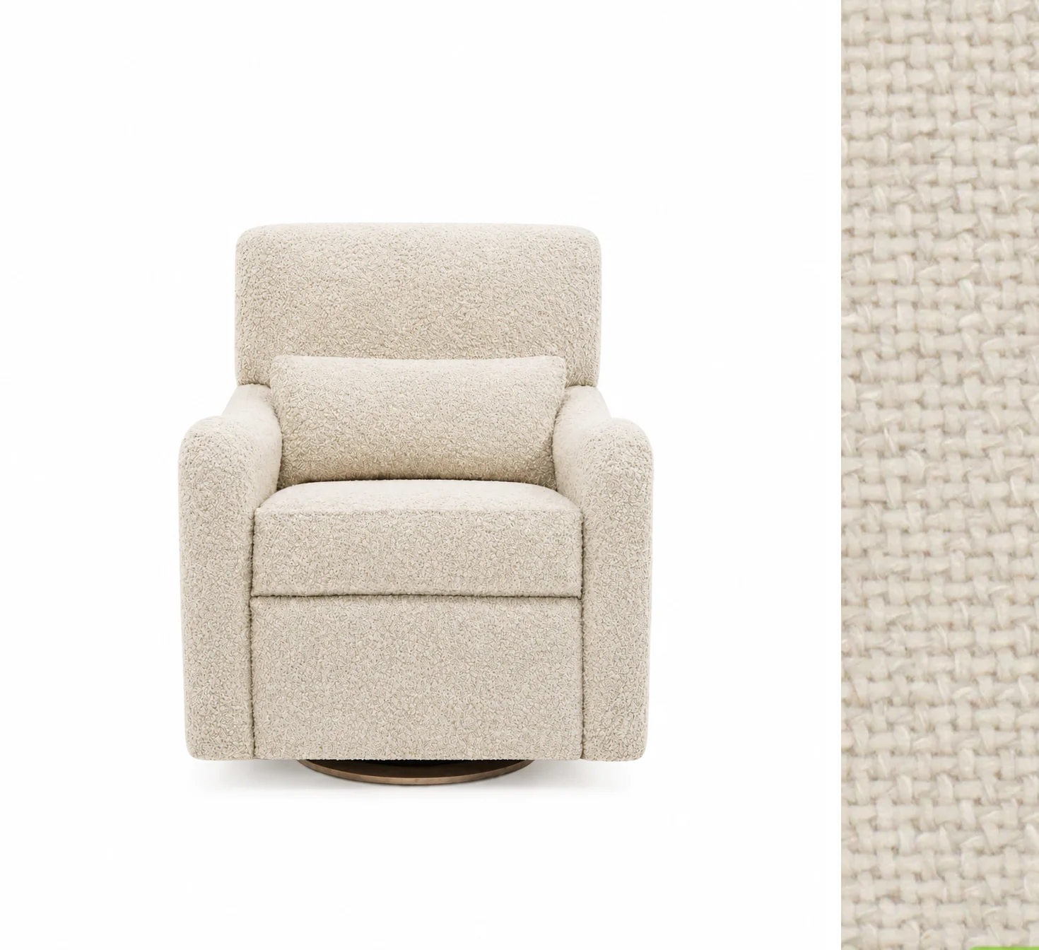 Oilo Teddy Power Gliding Swivel Nursery Recliner - Image 12