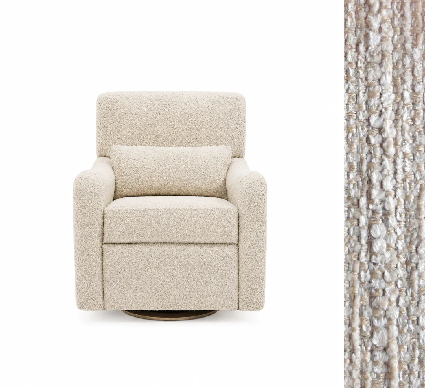 Oilo Teddy Power Gliding Swivel Nursery Recliner - Image 21
