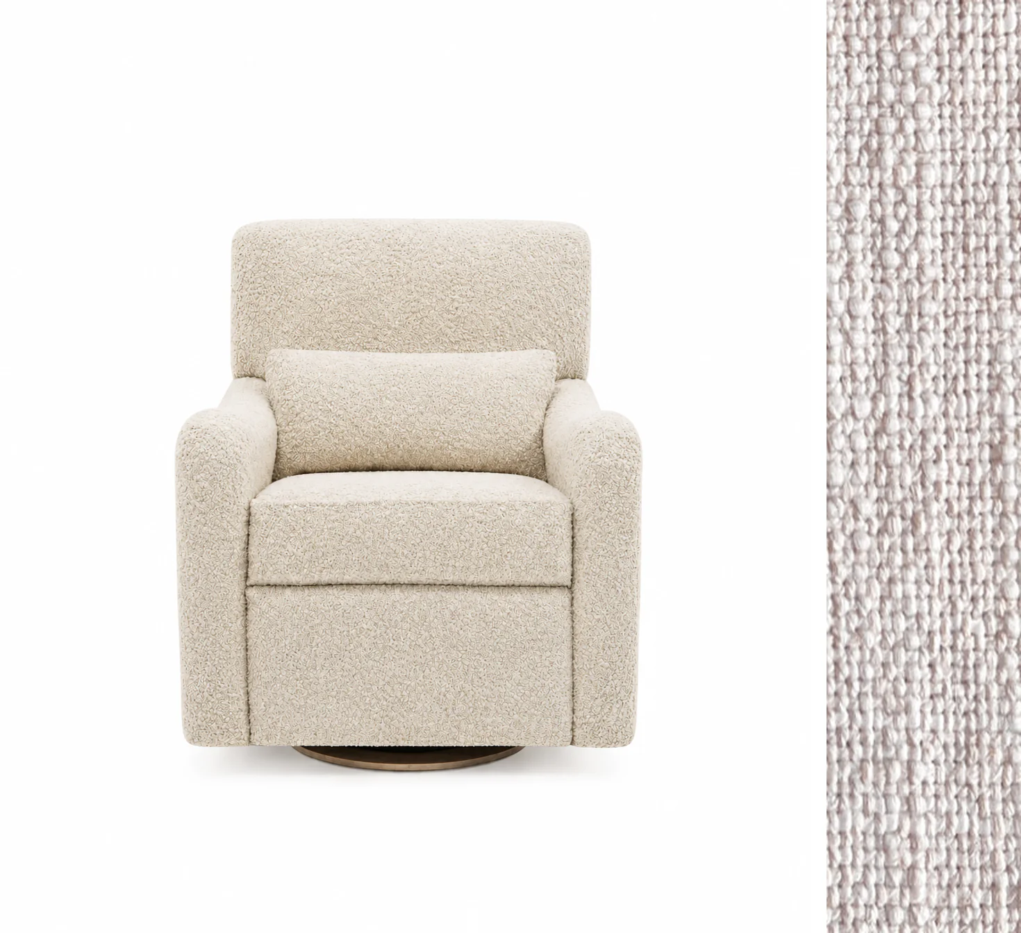 Oilo Teddy Power Gliding Swivel Nursery Recliner - Image 23