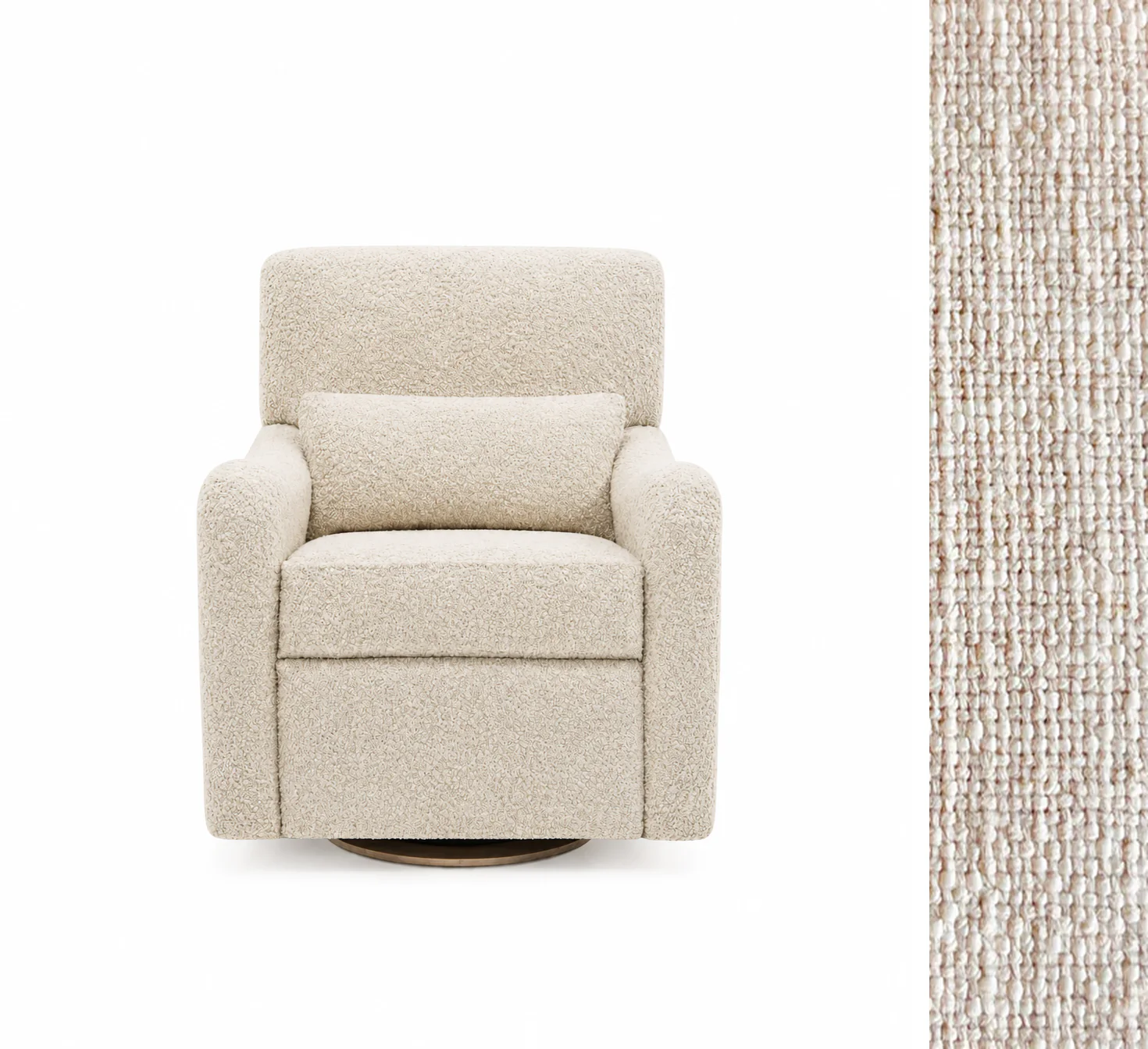 Oilo Teddy Power Gliding Swivel Nursery Recliner - Image 24