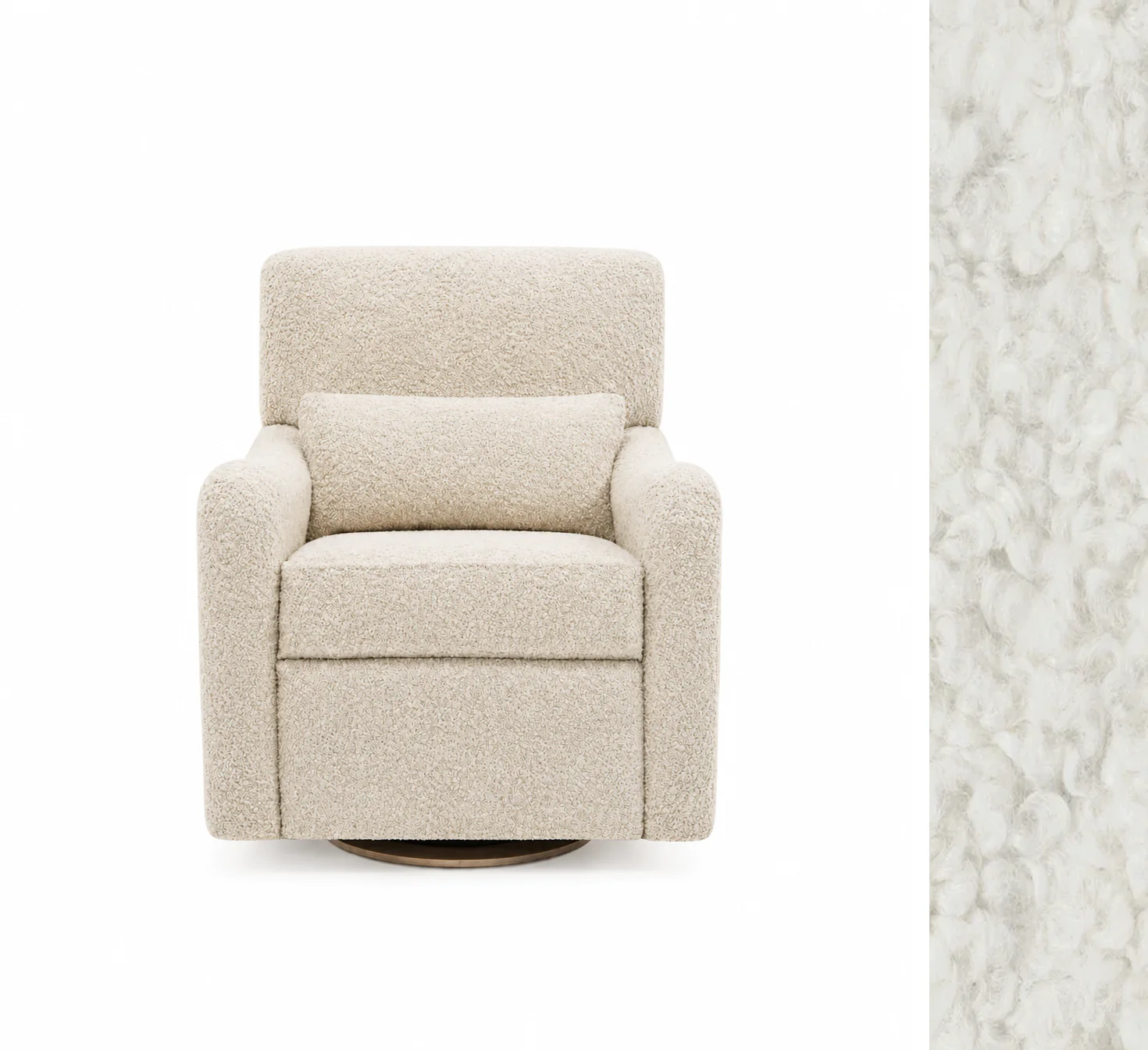 Oilo Teddy Power Gliding Swivel Nursery Recliner - Image 3
