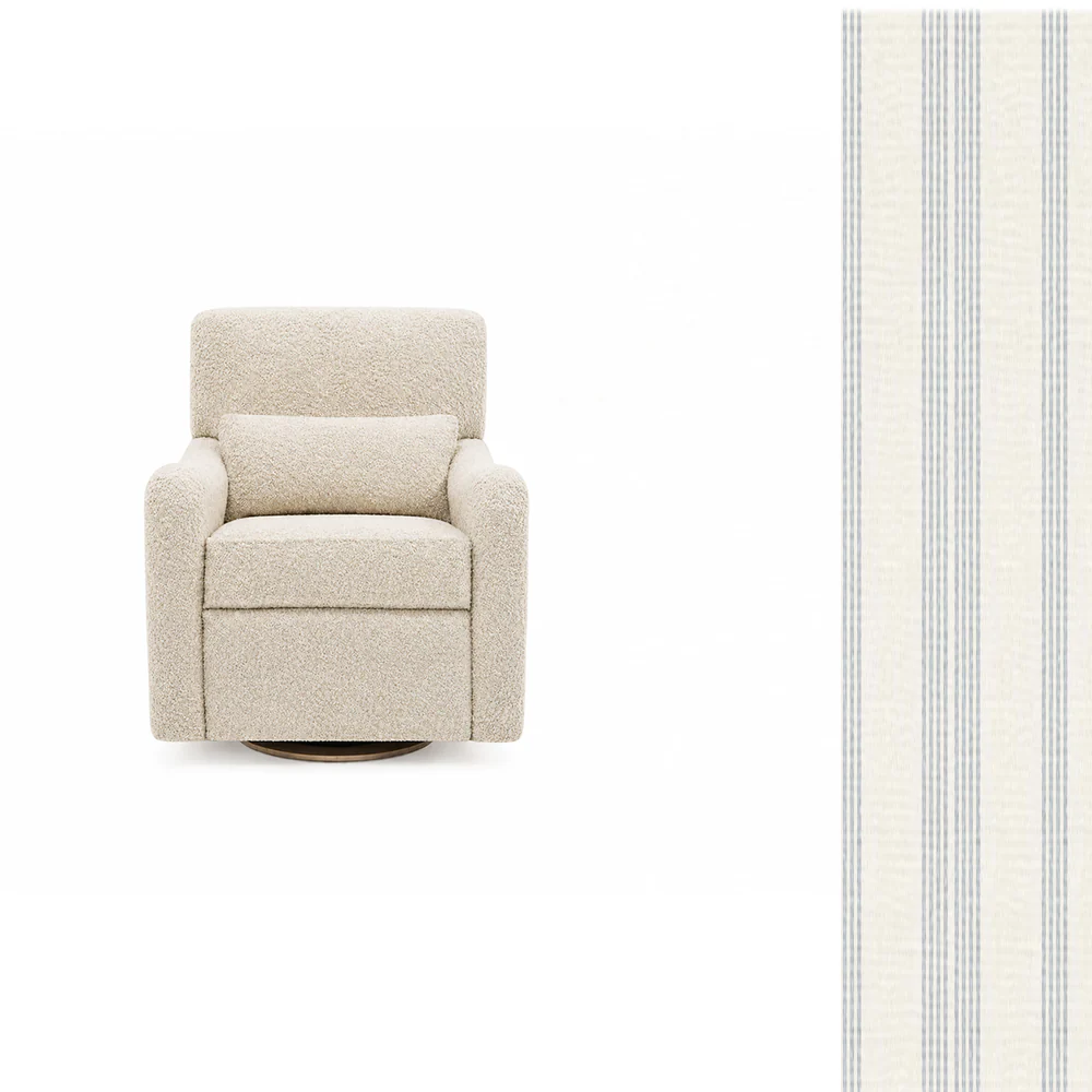 Oilo Teddy Power Gliding Swivel Nursery Recliner - Image 32