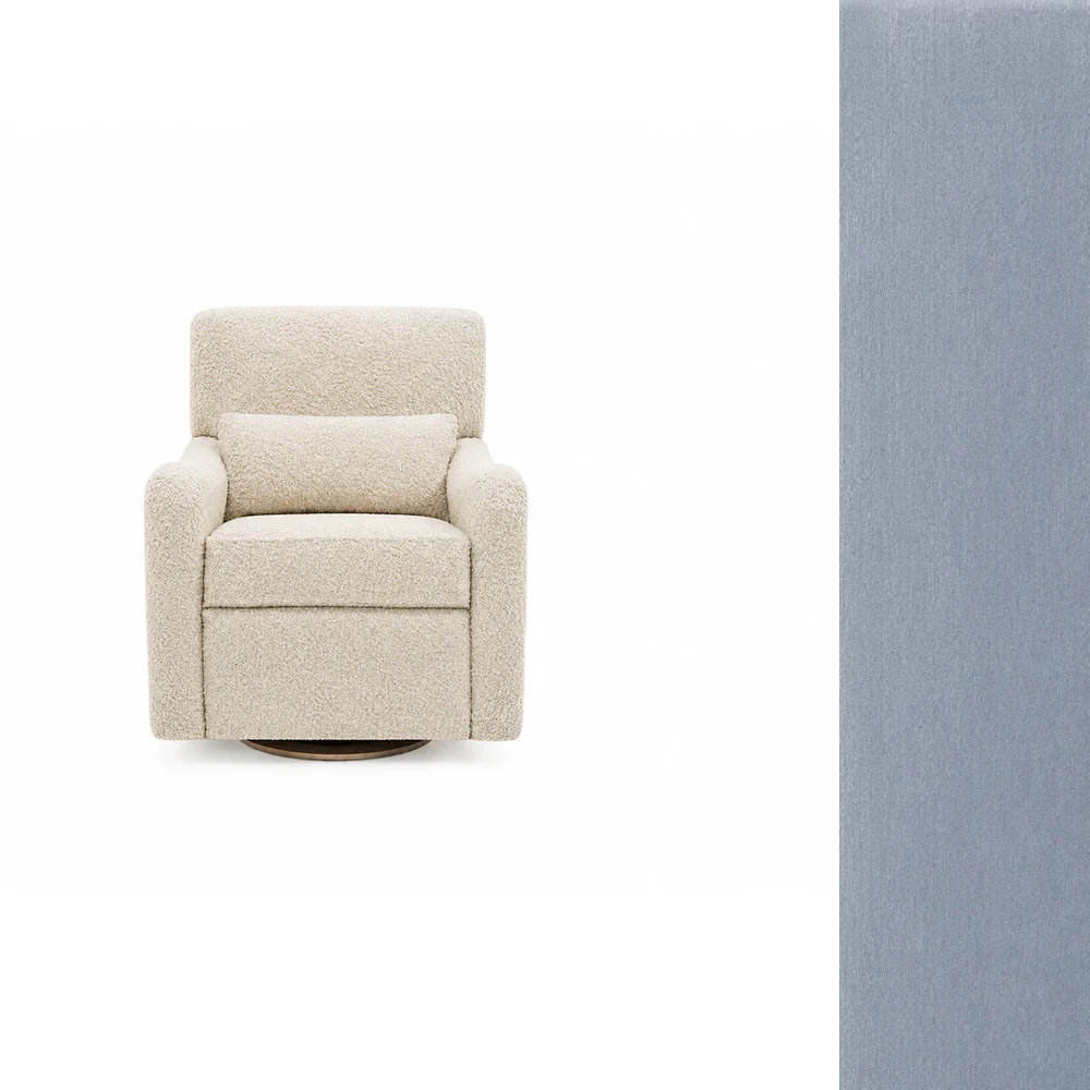 Oilo Teddy Power Gliding Swivel Nursery Recliner - Image 33