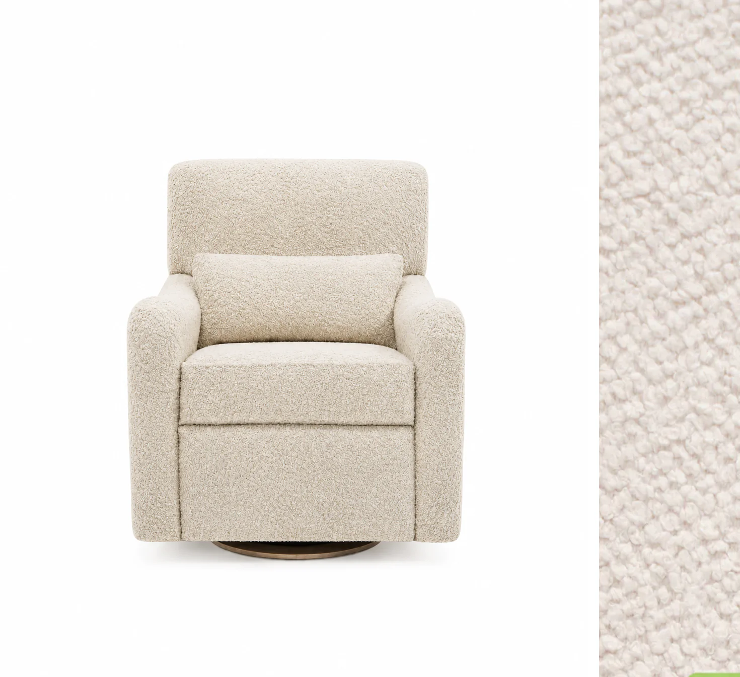 Oilo Teddy Power Gliding Swivel Nursery Recliner - Image 4